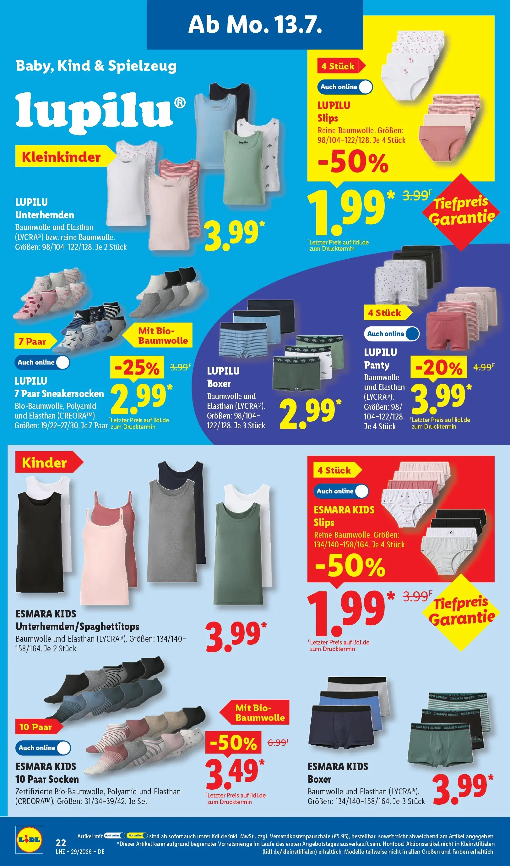 Lidl Prospekt Künzell (ab 12.07.2026) » Angebote online | Seite: 42 | Produkte: Socken, Boxer Lidl Prospekt Künzell (ab 12.07.2026) zum Blättern » Angebote | Seite: 42 | Produkte: Socken, Boxer