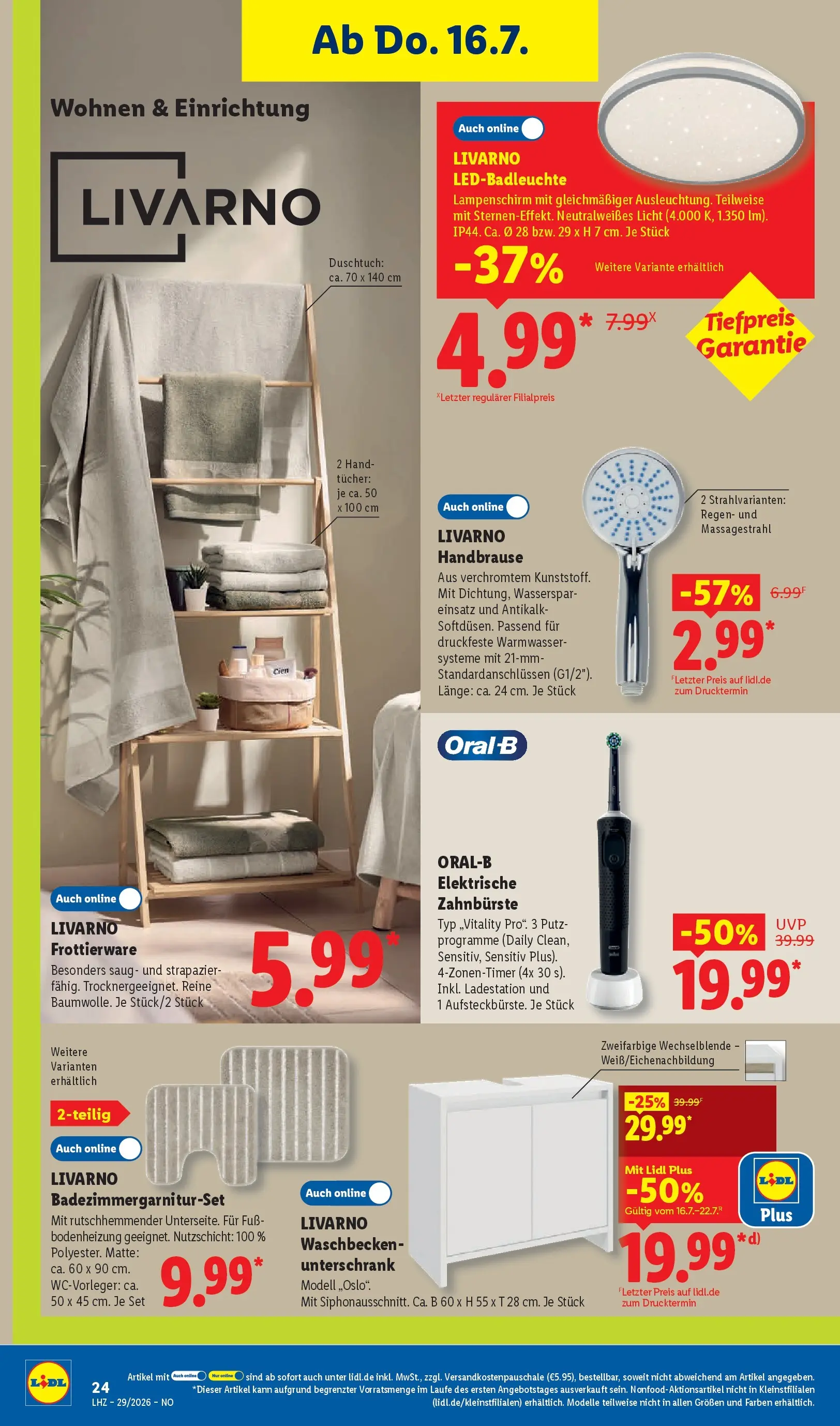 Lidl Prospekt Braunschweig (ab 13.07.2026) ยป Angebote online | Seite: 46 | Produkte: Elektrische zahnbรผrste, Waschbecken, Unterschrank, Zahnbรผrste Lidl Prospekt Braunschweig (ab 13.07.2026) zum Blรคttern ยป Angebote | Seite: 46 | Produkte: Elektrische zahnbรผrste, Waschbecken, Unterschrank, Zahnbรผrste