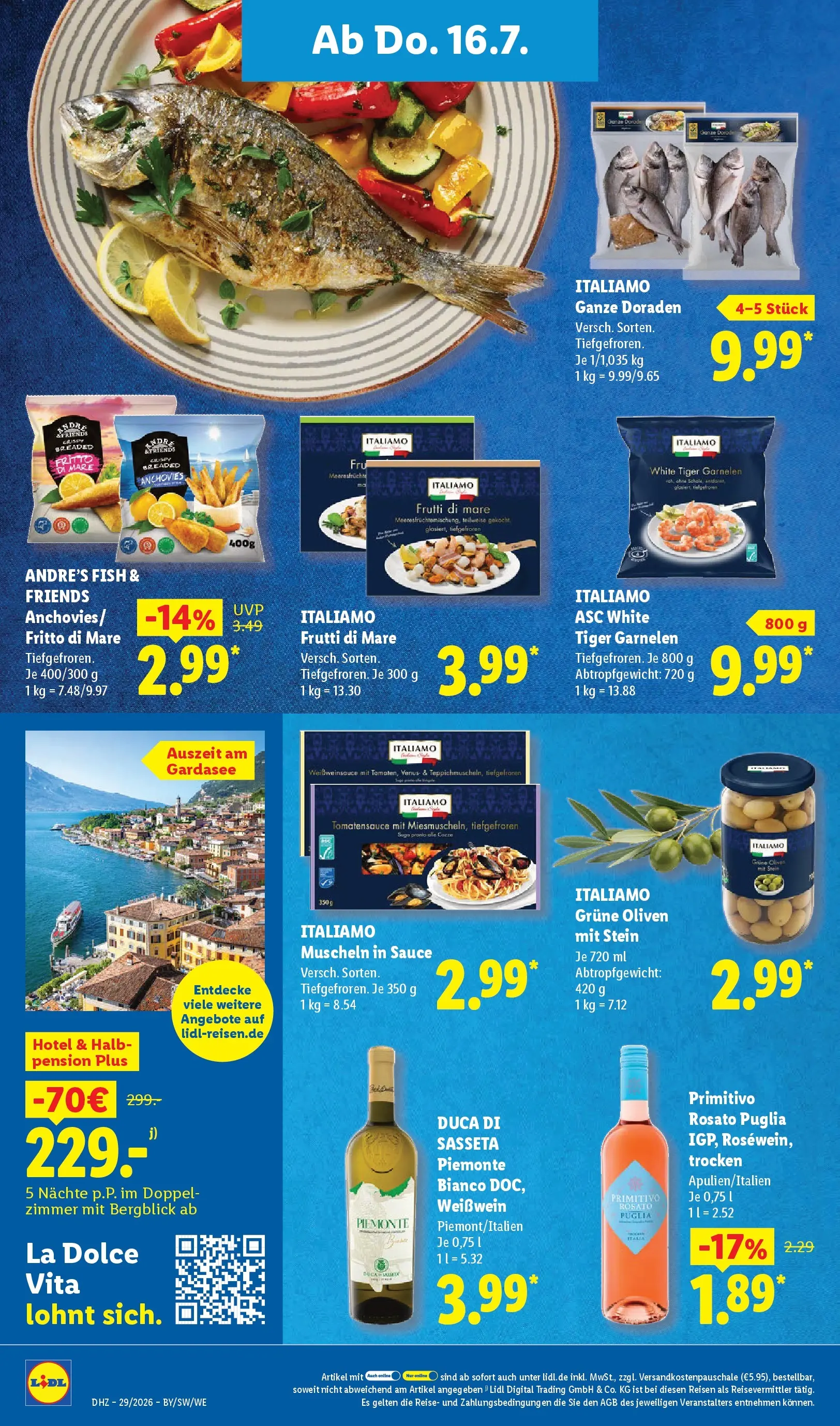 Lidl Prospekt Künzell (ab 12.07.2026) » Angebote online | Seite: 58 | Produkte: Weißwein, Garnelen, Meeresfrüchte, Tiger garnelen Lidl Prospekt Künzell (ab 12.07.2026) zum Blättern » Angebote | Seite: 58 | Produkte: Weißwein, Garnelen, Meeresfrüchte, Tiger garnelen