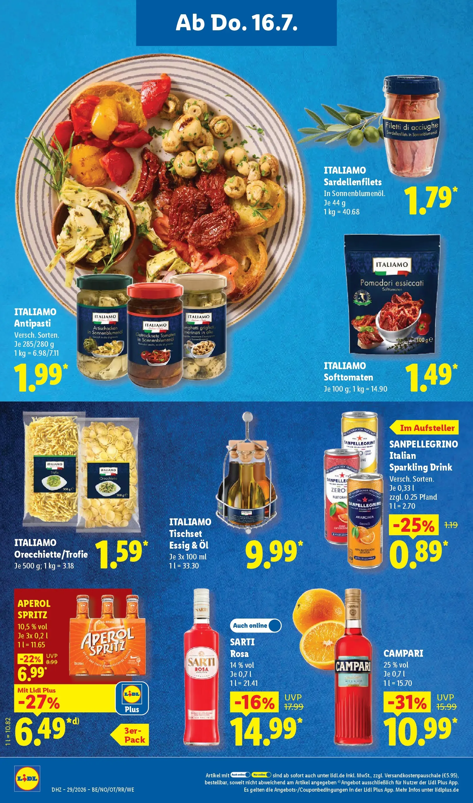 Lidl Prospekt Künzell (ab 12.07.2026) » Angebote online | Seite: 60 | Produkte: Essig, Campari, Tomaten, Pasta Lidl Prospekt Künzell (ab 12.07.2026) zum Blättern » Angebote | Seite: 60 | Produkte: Essig, Campari, Tomaten, Pasta