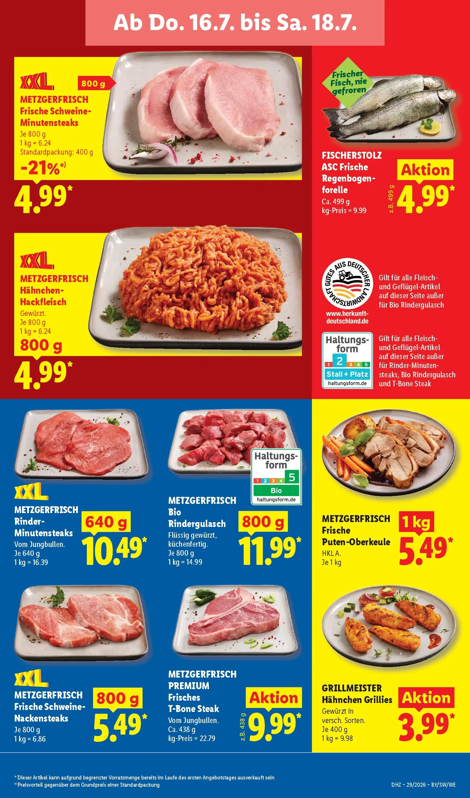 Lidl Prospekt Künzell (ab 12.07.2026) » Angebote online | Seite: 65 | Produkte: Nackensteaks, Hahnchen, Fleisch, Hackfleisch Lidl Prospekt Künzell (ab 12.07.2026) zum Blättern » Angebote | Seite: 65 | Produkte: Nackensteaks, Hahnchen, Fleisch, Hackfleisch