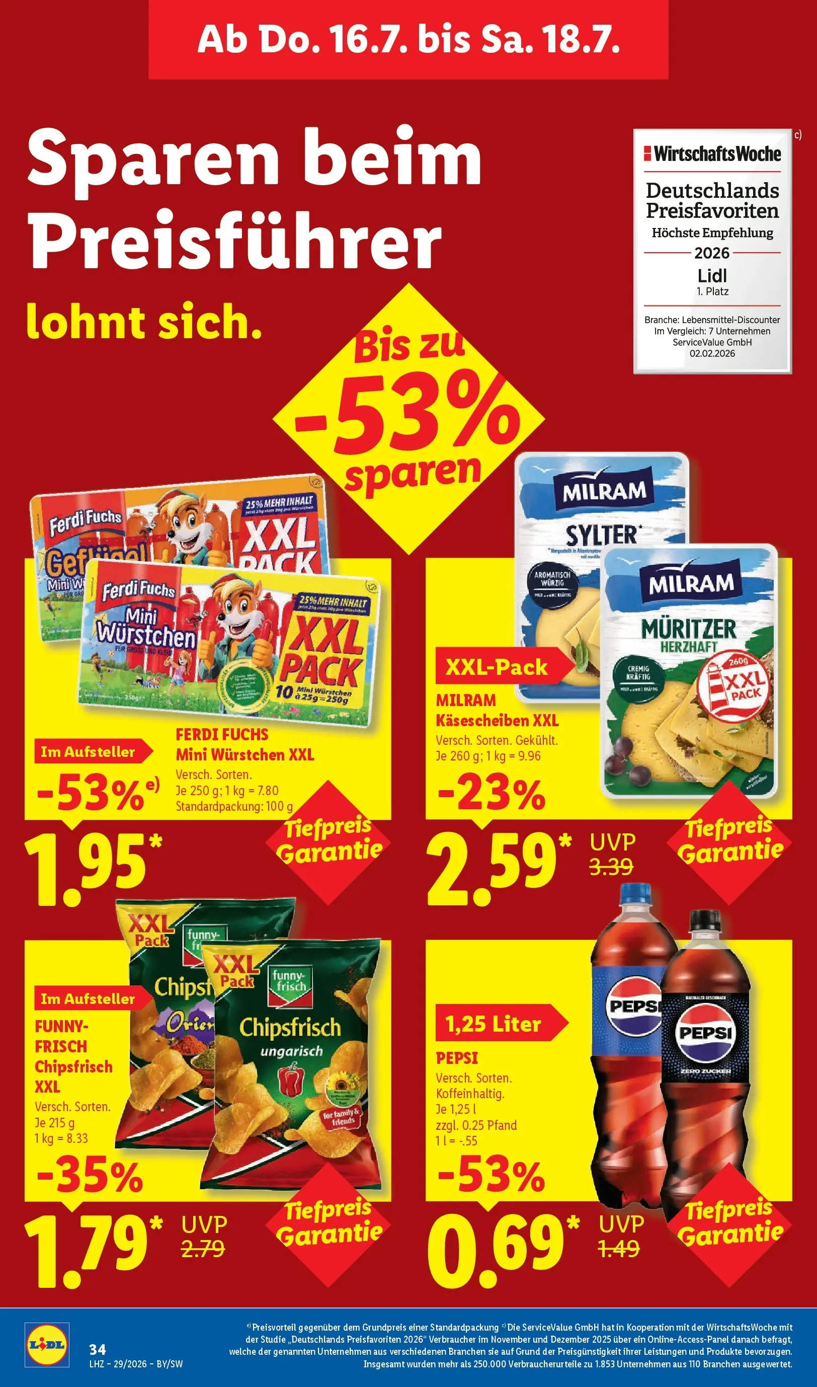 Lidl Prospekt Mühlacker (ab 12.07.2026) » Angebote online | Seite: 68 | Produkte: Cola, Milram, Zucker, Pepsi Lidl Prospekt Mühlacker (ab 12.07.2026) zum Blättern » Angebote | Seite: 68 | Produkte: Cola, Milram, Zucker, Pepsi