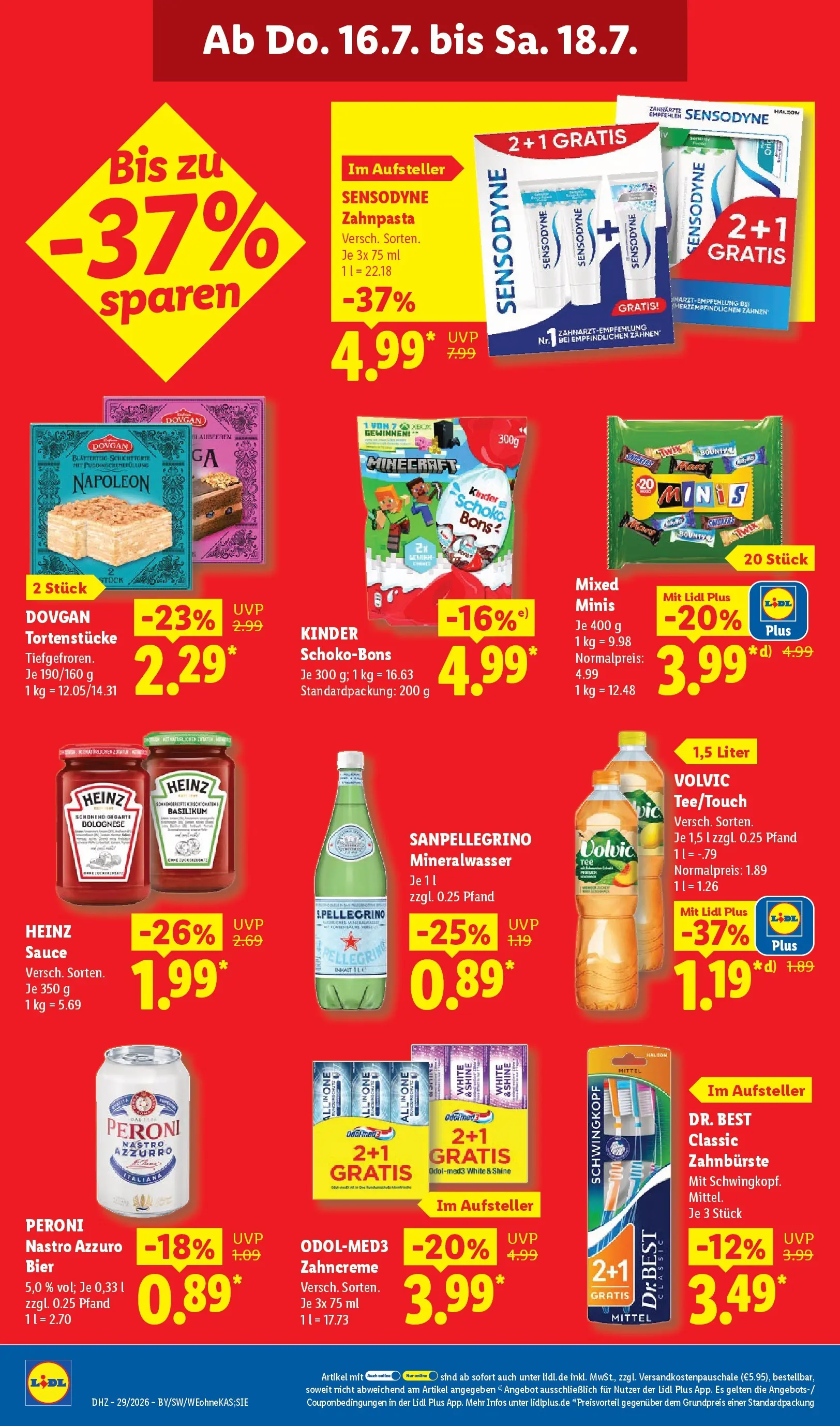 Lidl Prospekt Künzell (ab 12.07.2026) » Angebote online | Seite: 70 | Produkte: Bier, Mineralwasser, Zahnpasta, Zahnbürste Lidl Prospekt Künzell (ab 12.07.2026) zum Blättern » Angebote | Seite: 70 | Produkte: Bier, Mineralwasser, Zahnpasta, Zahnbürste