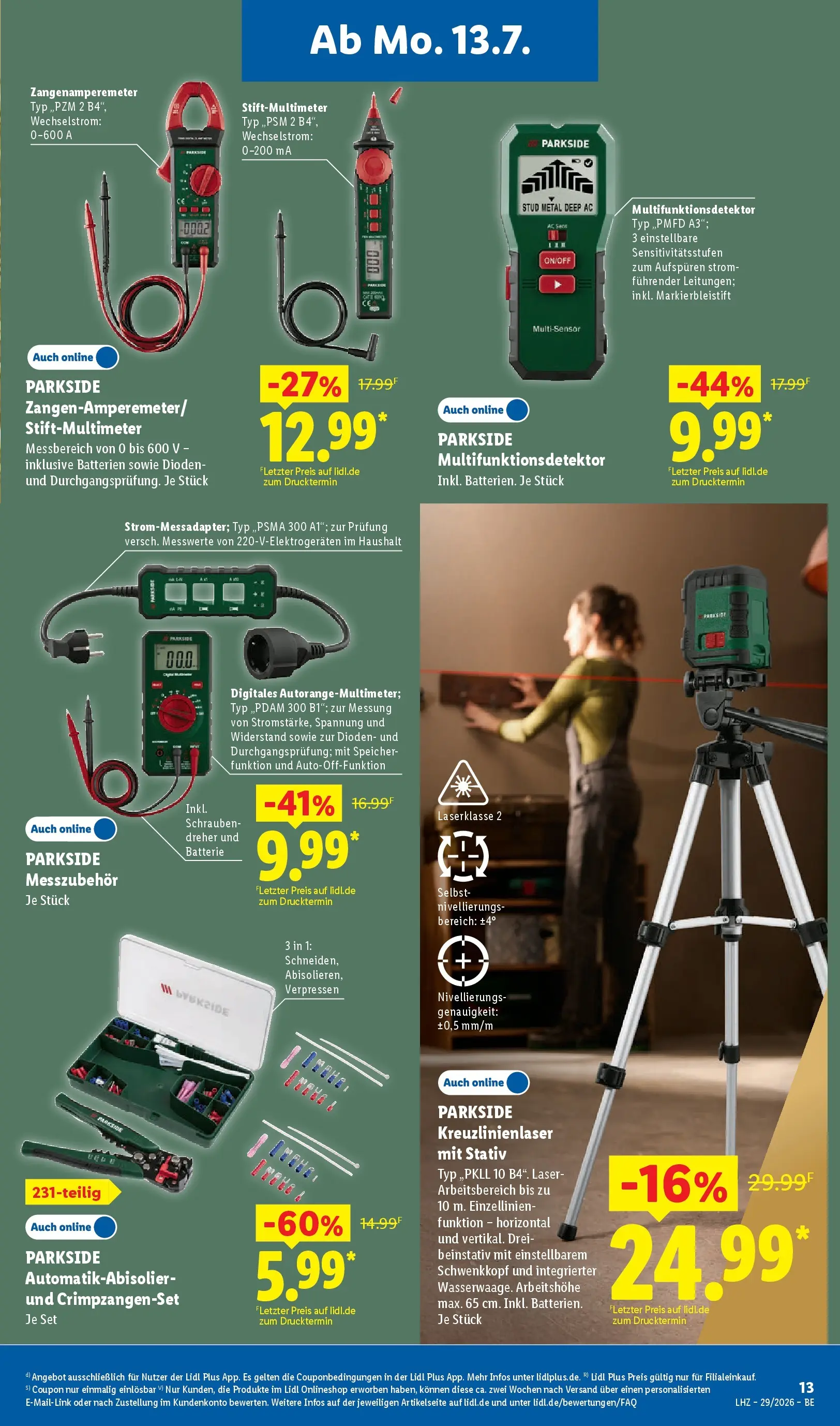 Lidl Prospekt Mahlow (ab 13.07.2026) ยป Angebote online | Seite: 29 | Produkte: Adapter, Batterien, Batterie, Stativ Lidl Prospekt Mahlow (ab 13.07.2026) zum Blรคttern ยป Angebote | Seite: 29 | Produkte: Adapter, Batterien, Batterie, Stativ