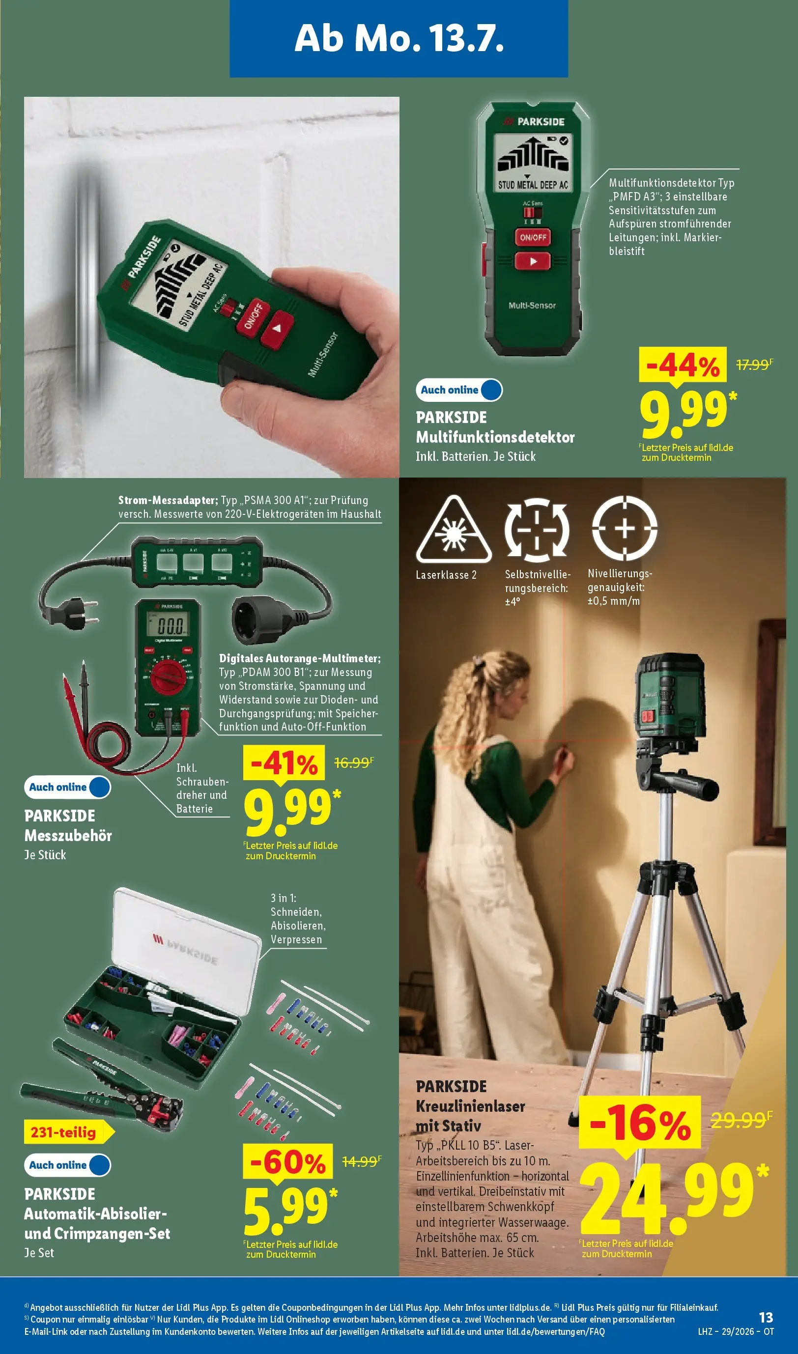 Lidl Prospekt Senftenberg (ab 12.07.2026) ยป Angebote online | Seite: 29 | Produkte: Batterie, Stativ Lidl Prospekt Senftenberg (ab 12.07.2026) zum Blรคttern ยป Angebote | Seite: 29 | Produkte: Batterie, Stativ