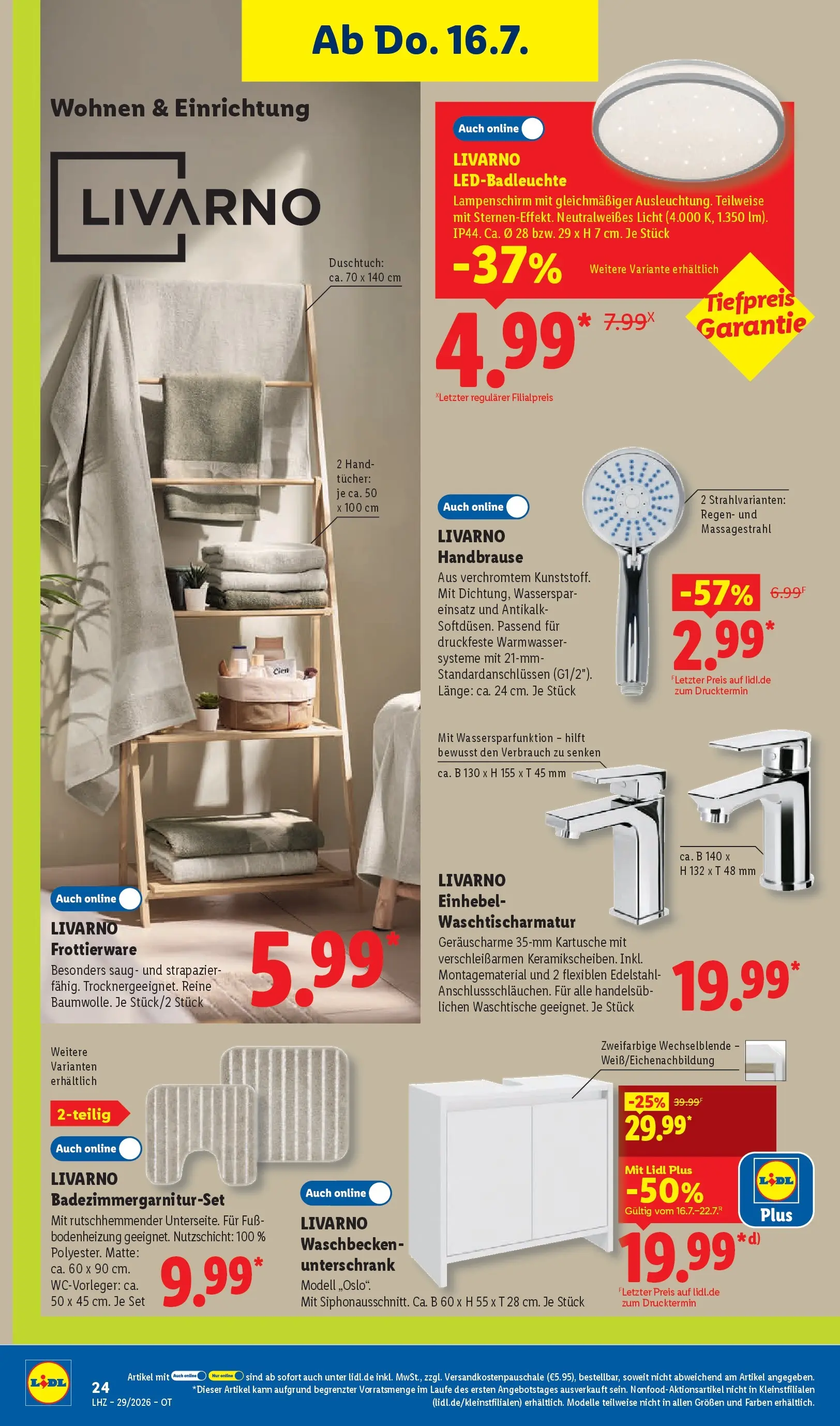 Lidl Prospekt Senftenberg (ab 12.07.2026) ยป Angebote online | Seite: 46 | Produkte: Mixer, Waschbecken, Unterschrank, Lampenschirm Lidl Prospekt Senftenberg (ab 12.07.2026) zum Blรคttern ยป Angebote | Seite: 46 | Produkte: Mixer, Waschbecken, Unterschrank, Lampenschirm