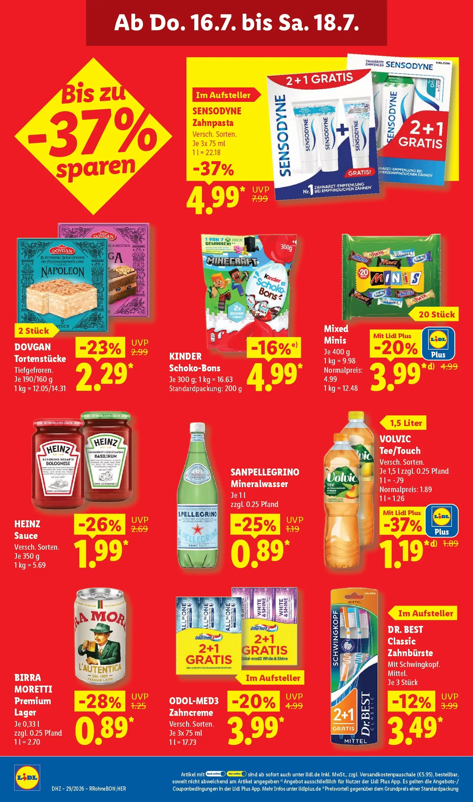 Lidl Prospekt Zülpich (ab 12.07.2026) zum Blättern » Angebote | Seite: 70 | Produkte: Mars, Zahnbürste, Blaubeeren, Volvic