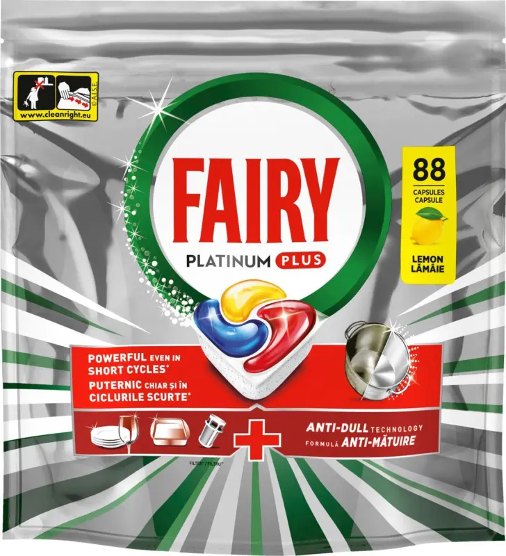 Fairy табл. за съдомиялна XXL Platinum Plus , 88 бр.