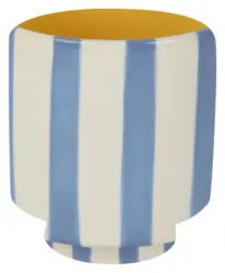 Vase Agi Wei&szlig;/Hellblau/Hellgelb