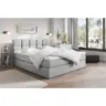 Boxbett 180/200 cm in Hellgrau