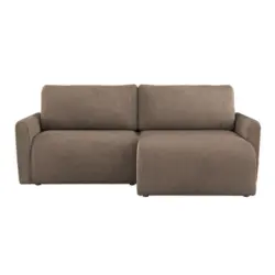 Ecksofa mit Schlaffunktion Josh Braun 229x146 cm