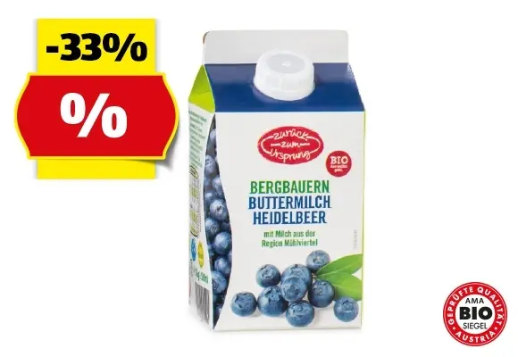 ZUR&Uuml;CK ZUM URSPRUNG Bio-Fruchtbuttermilch, 500 ml