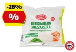 ZUR&Uuml;CK ZUM URSPRUNG Bio-Bergbauern Mozzarella, 125 g