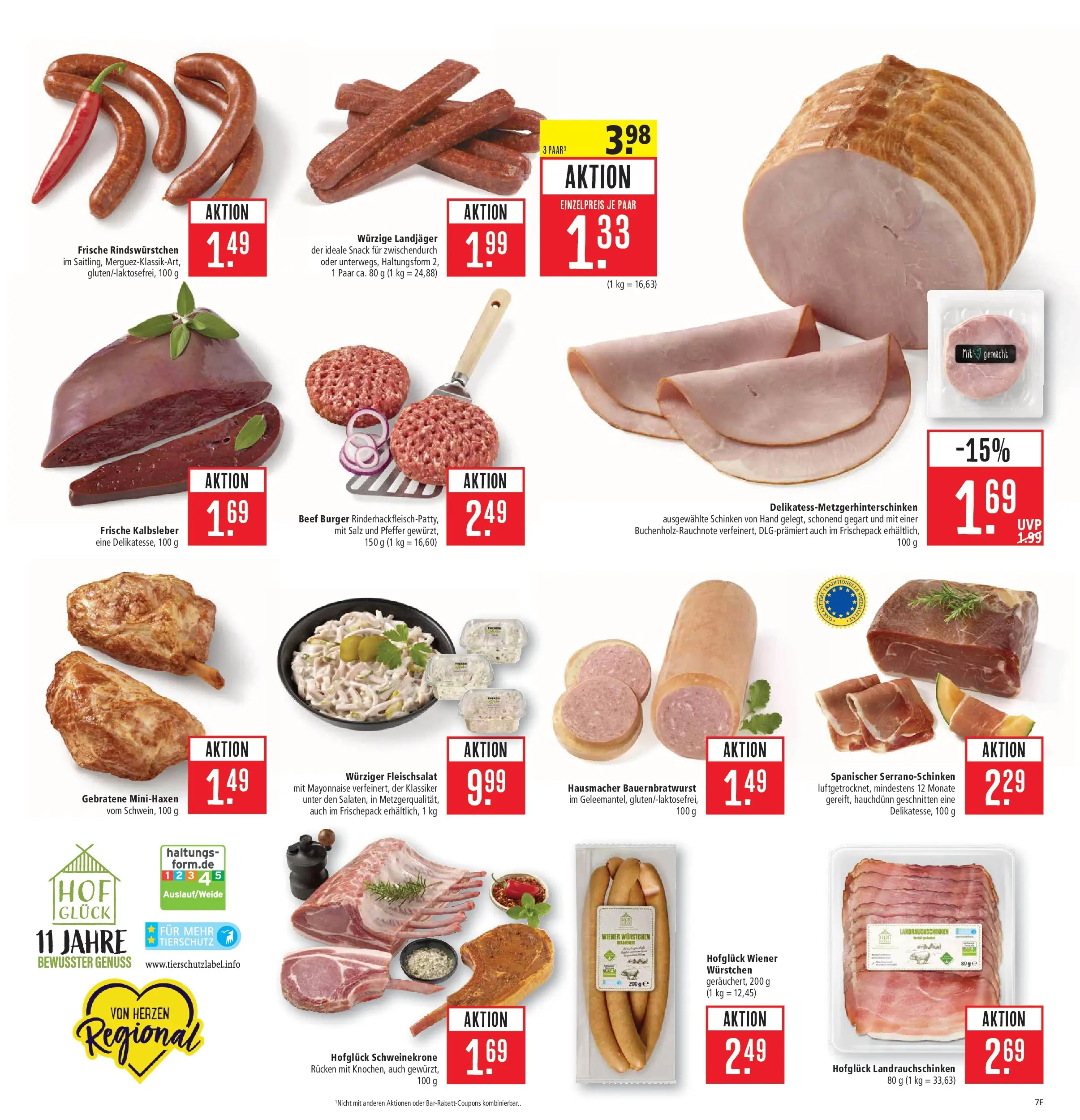 Marktkauf - Marktkauf: Wochenangebote (ab 06.07.2026) » Angebote online | Seite: 7 | Produkte: Burger, Kalbsleber, Mayonnaise, Schinken
