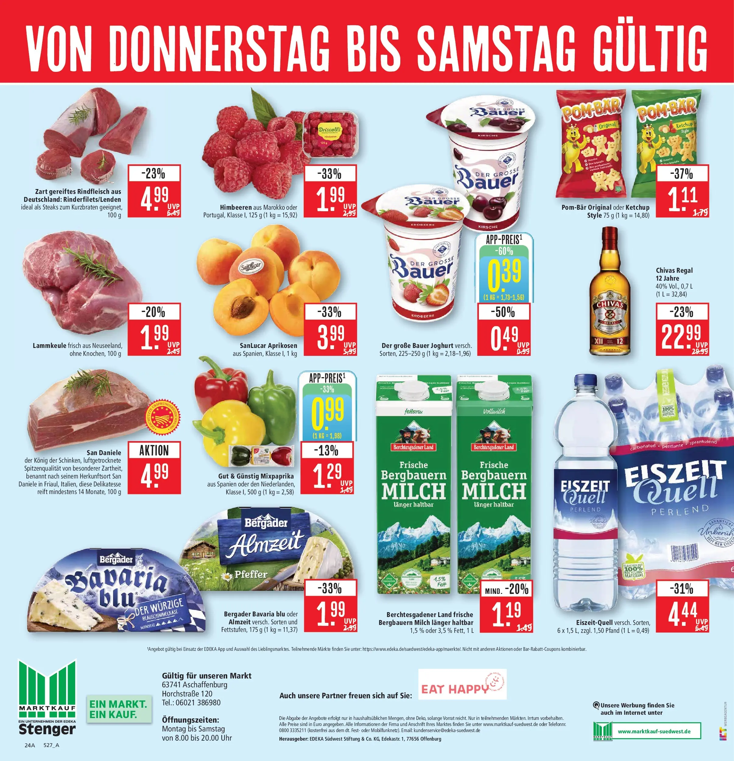 Marktkauf - Marktkauf: Wochenangebote (ab 06.07.2026) » Angebote online | Seite: 30 | Produkte: Lammkeule, Milch, Joghurt, Uhr