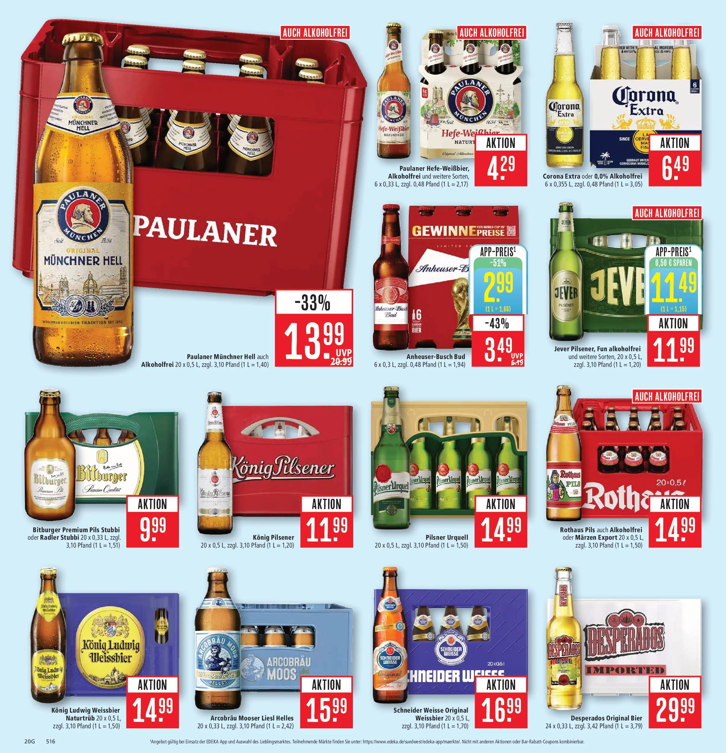 Marktkauf - Marktkauf: Wochenangebote (ab 06.07.2026) » Angebote online | Seite: 26 | Produkte: Bier, Weißbier, Pils, Desperados