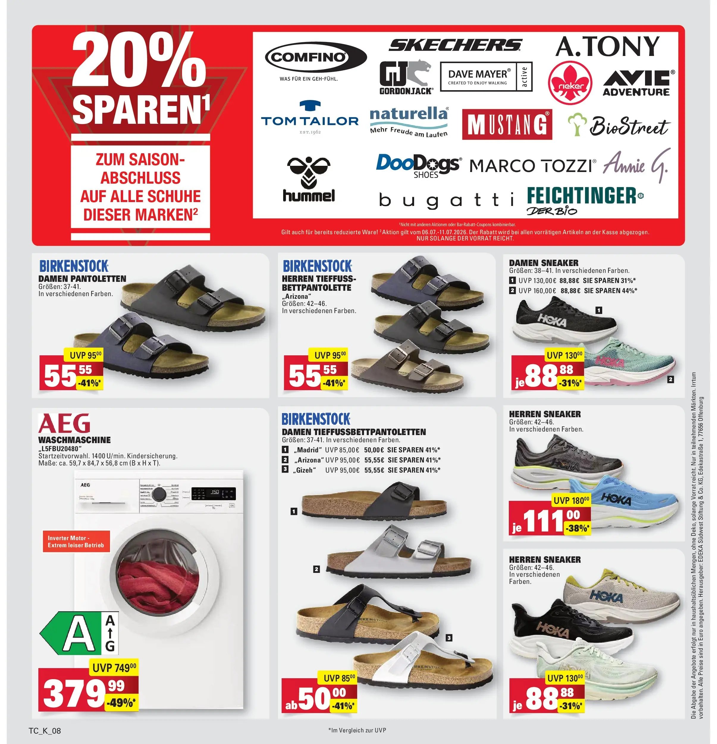 Marktkauf - Marktkauf: Wochenangebote (ab 06.07.2026) » Angebote online | Seite: 38 | Produkte: Waschmaschine, Walking