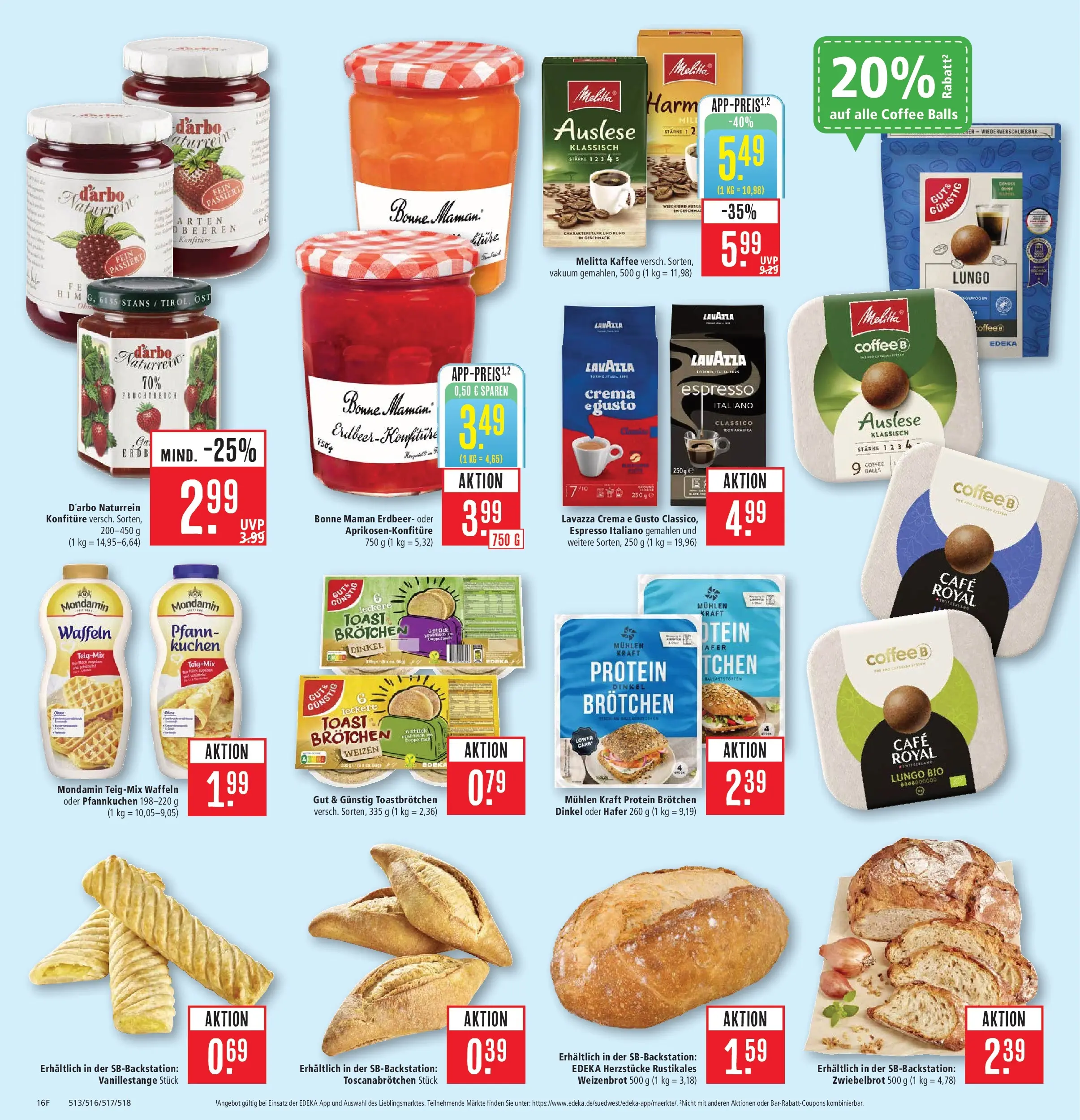 Marktkauf Prospekt Kirchheim (ab 05.07.2026) » Angebote online | Seite: 20 | Produkte: Melitta kaffee, Kaffee, Toast, Bonne maman
