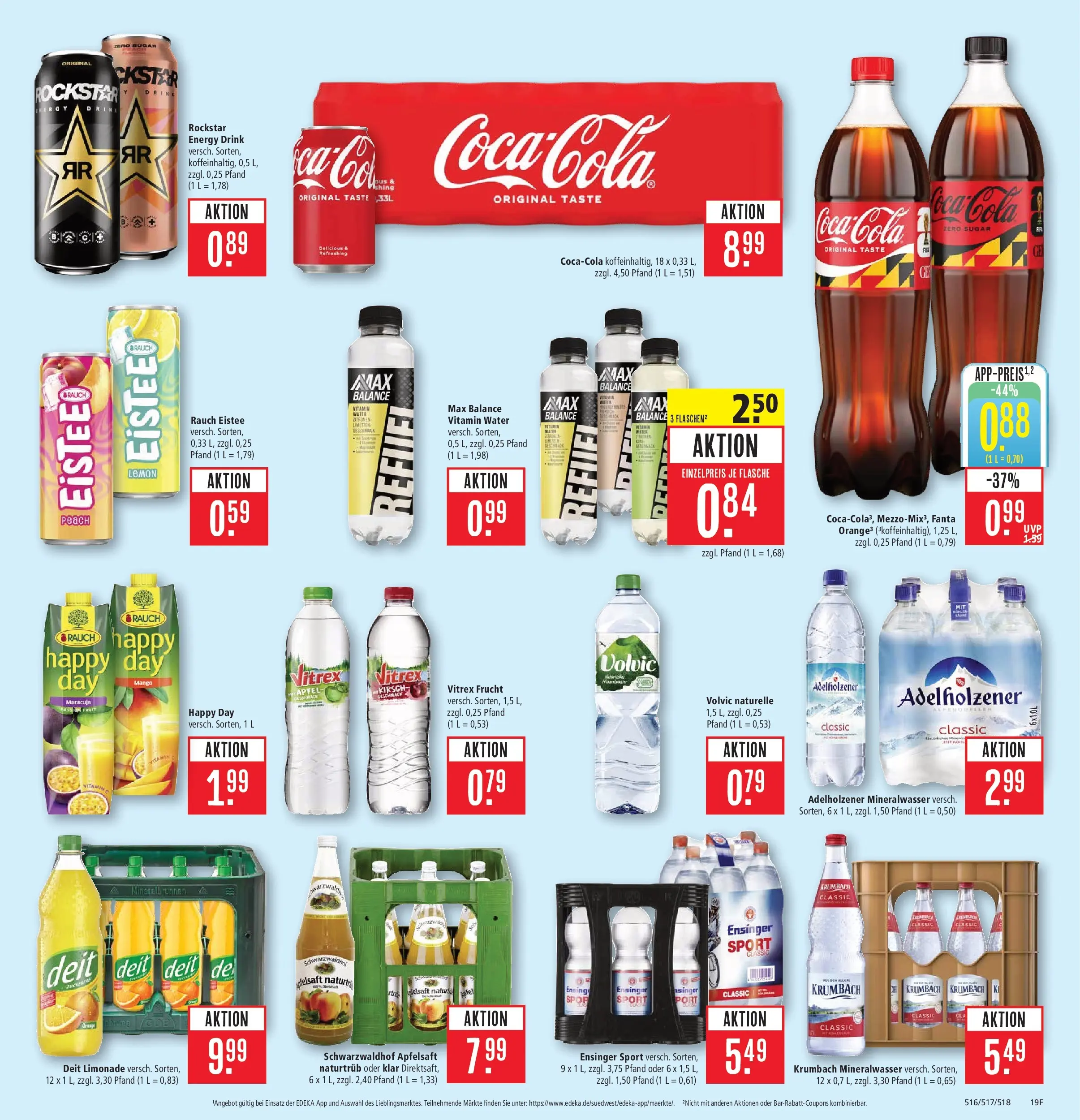 Marktkauf Prospekt Kirchheim (ab 05.07.2026) » Angebote online | Seite: 25 | Produkte: Energy, Rockstar, Adelholzener, Volvic