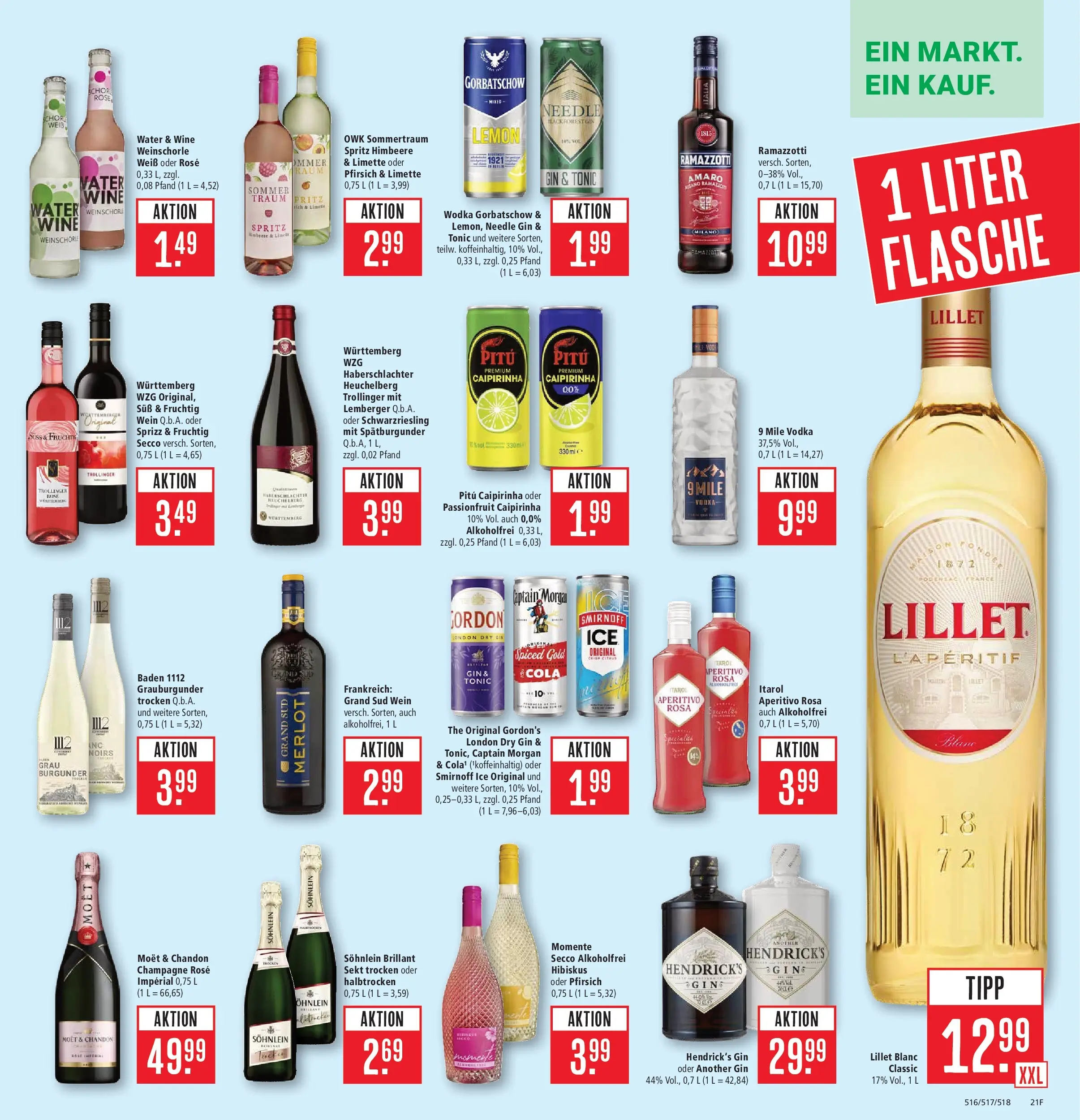 Marktkauf Prospekt Kirchheim (ab 05.07.2026) » Angebote online | Seite: 27 | Produkte: Sekt, Merlot, Grand sud, Wodka