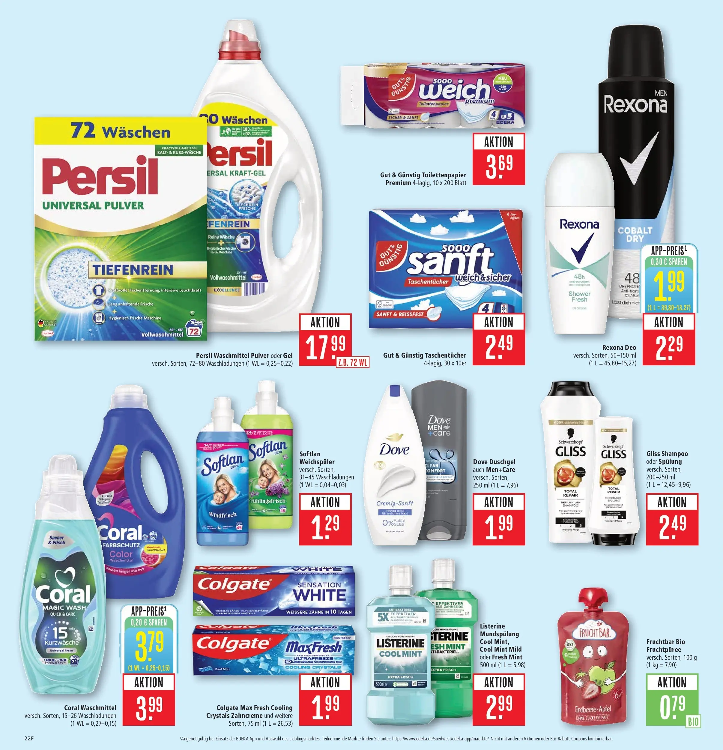 Marktkauf Prospekt Kirchheim (ab 05.07.2026) » Angebote online | Seite: 28 | Produkte: Coral waschmittel, Spülung, Weichspüler, Persil