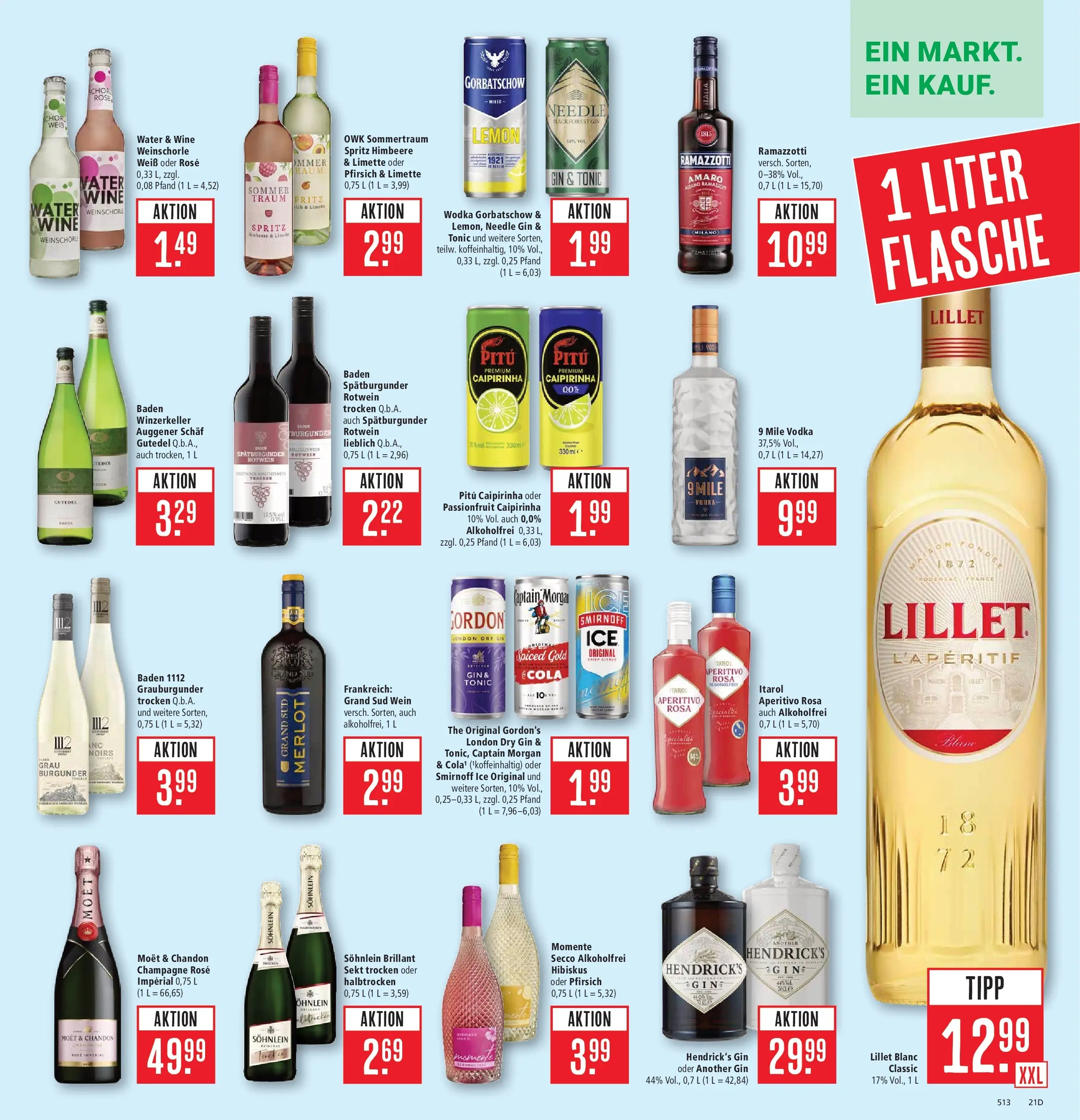 Marktkauf Prospekt Weil Am Rhein (ab 06.07.2026) » Angebote online | Seite: 27 | Produkte: Cola, Weinschorle, Grand sud, Gin