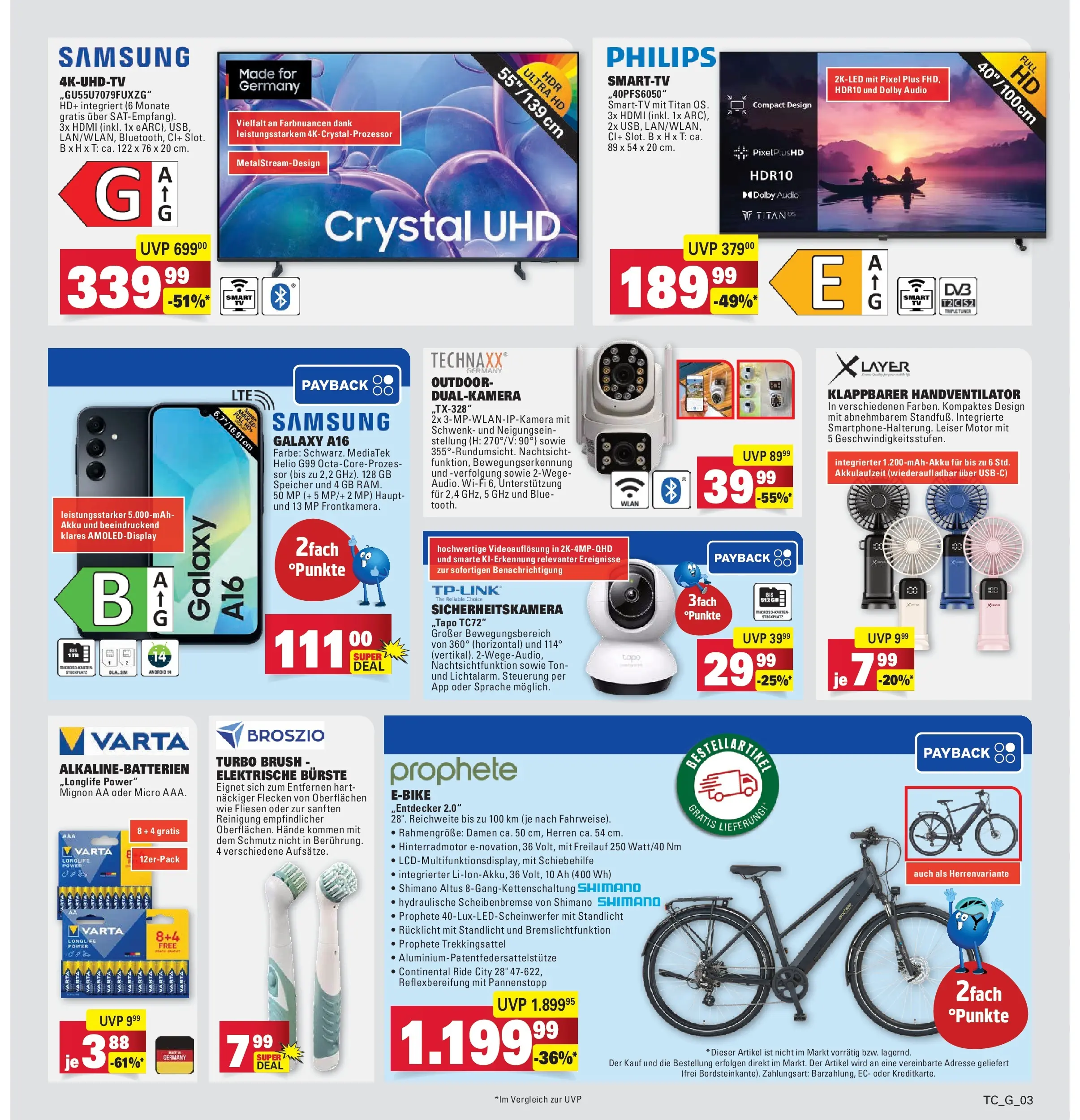 Marktkauf Prospekt Kirchheim (ab 05.07.2026) » Angebote online | Seite: 33 | Produkte: Philips, Samsung, Bürste, Audio