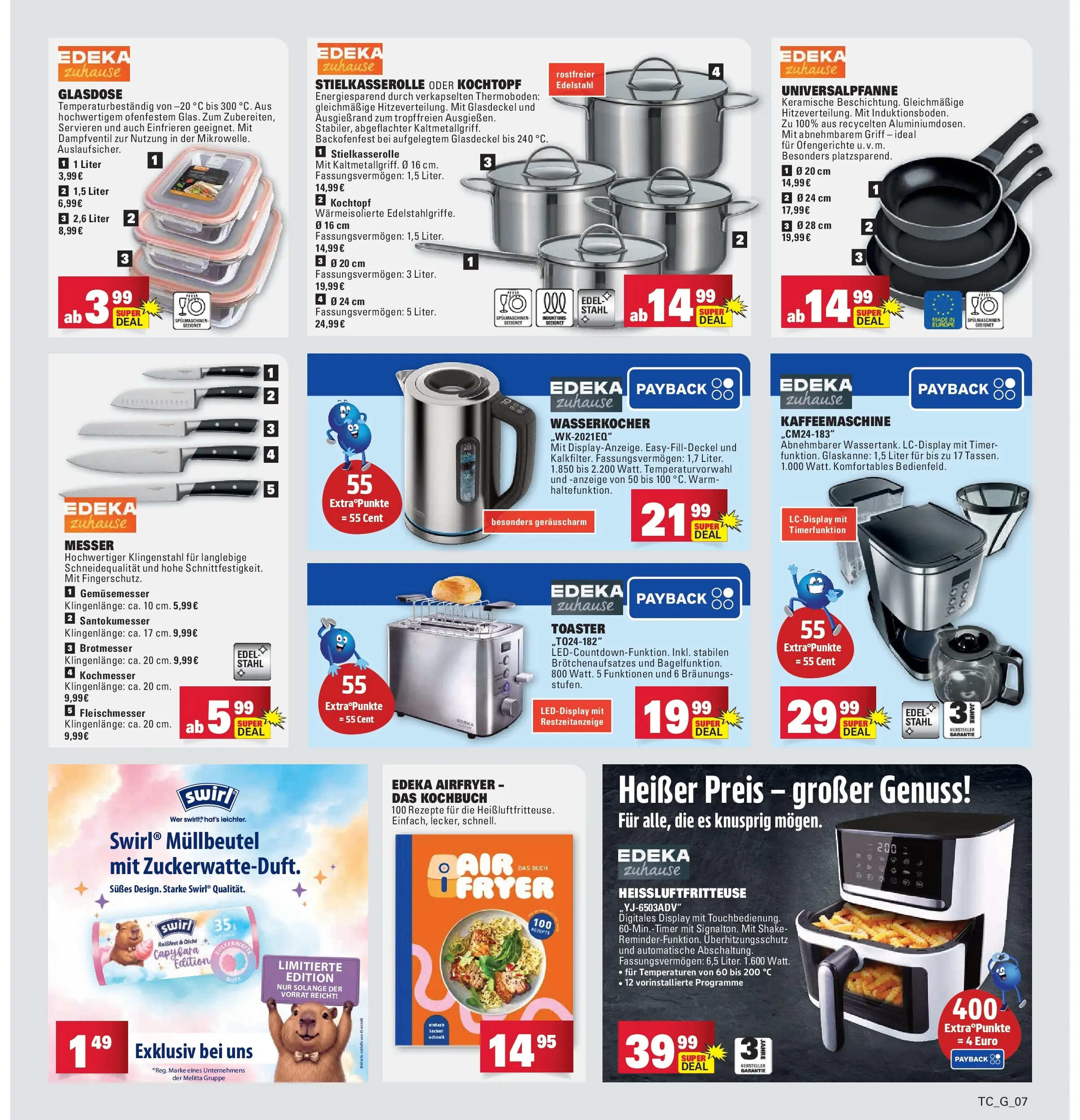 Marktkauf Prospekt Kirchheim (ab 05.07.2026) » Angebote online | Seite: 37 | Produkte: Kaffeemaschine, Wasserkocher, Toaster, Heißluftfritteuse
