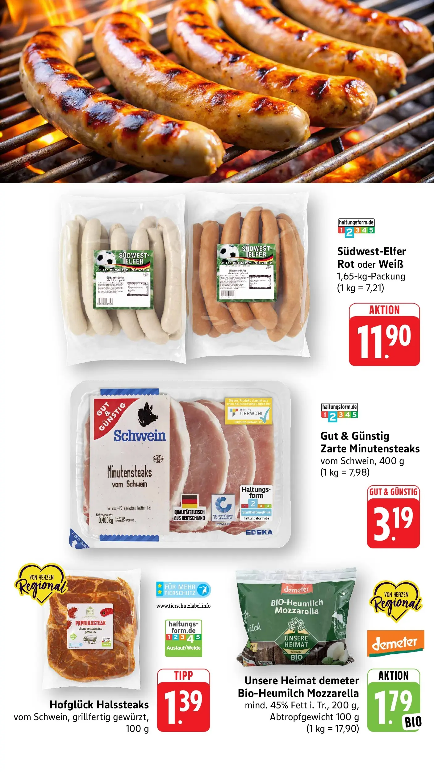 Edeka - EDEKA: Wochenangebote (ab 05.07.2026) » Angebote Online | Seite: 3 | Produkte: Mozzarella