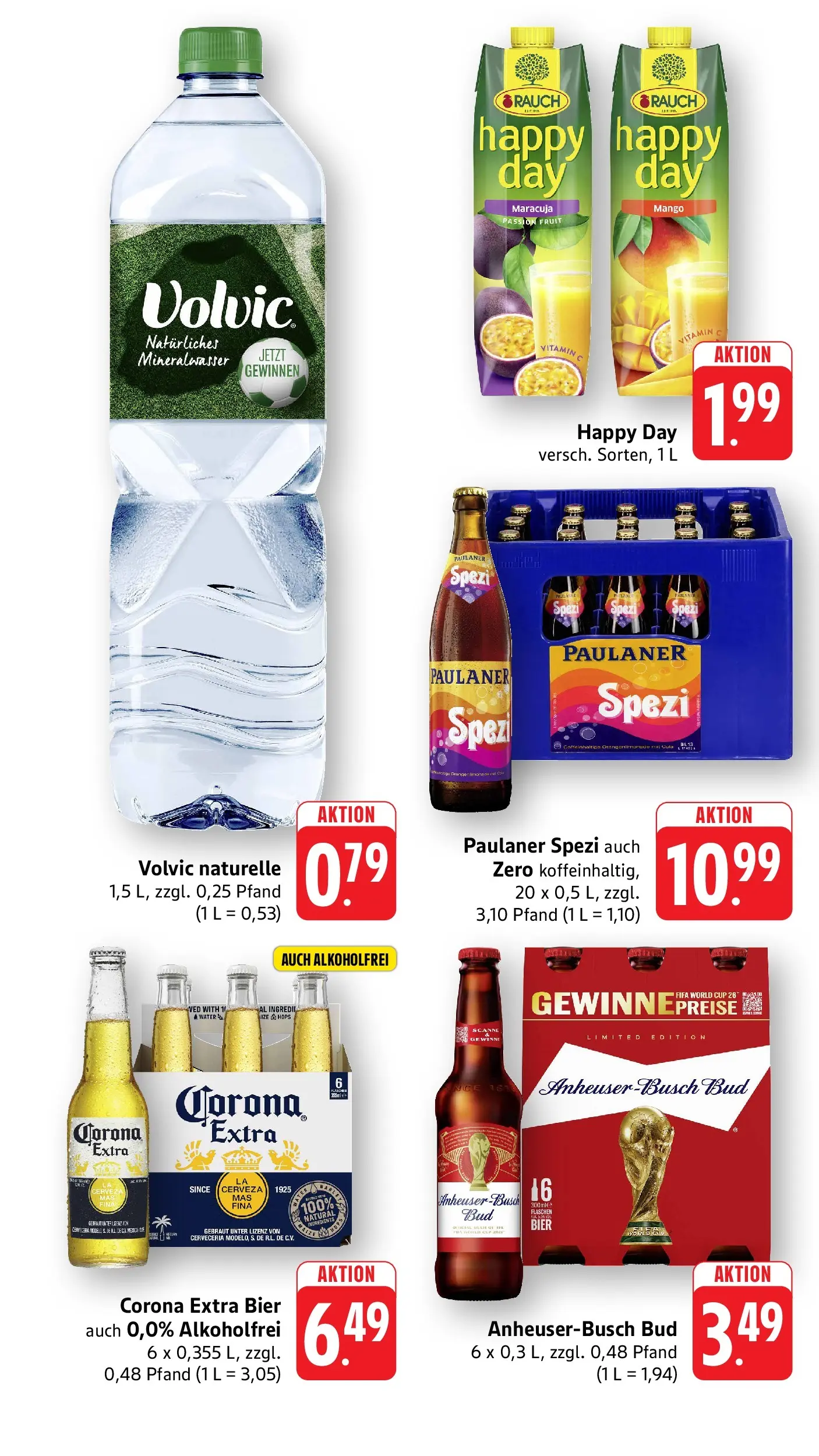 Edeka - EDEKA: Wochenangebote (ab 05.07.2026) » Angebote Online | Seite: 8 | Produkte: Bier, Paulaner spezi, Mango, Paulaner