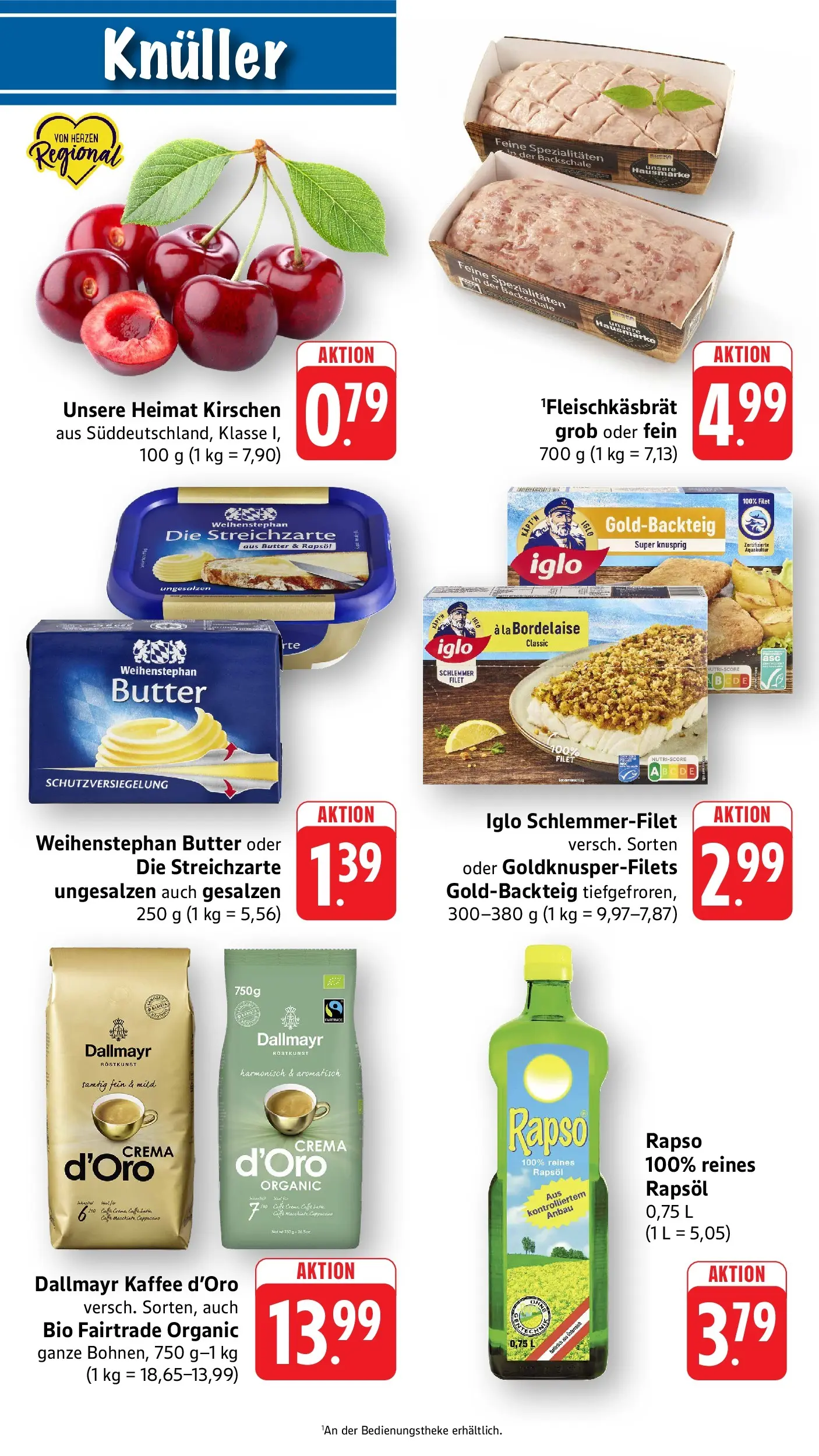 Edeka - EDEKA: Wochenangebote (ab 05.07.2026) » Angebote Online | Seite: 10 | Produkte: Kaffee, Iglo, Weihenstephan butter, Dallmayr