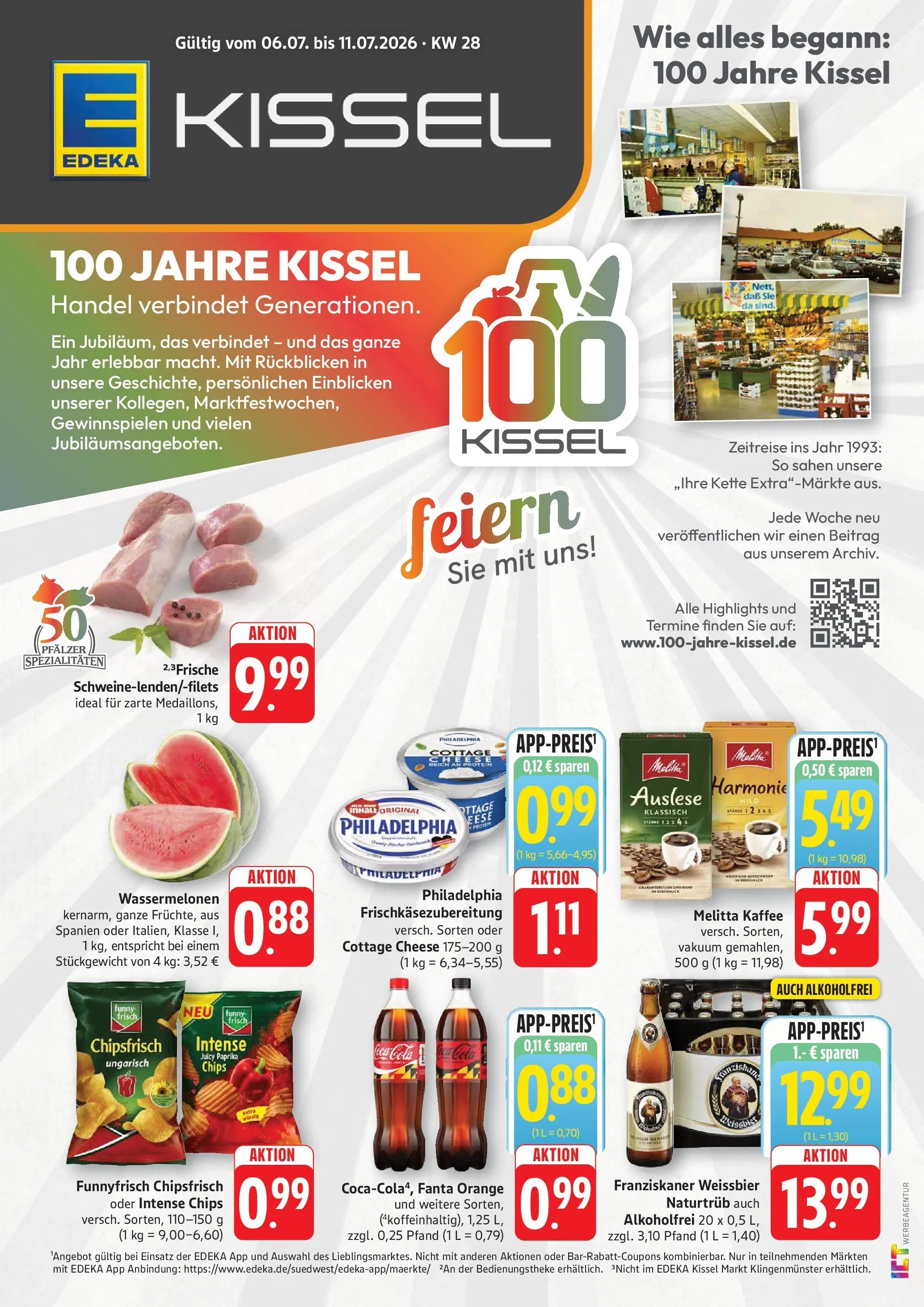 Edeka - EDEKA: Wochenangebote (ab 05.07.2026) » Angebote Online | Seite: 1 | Produkte: Kaffee, Weißbier, Funny frisch, Paprika
