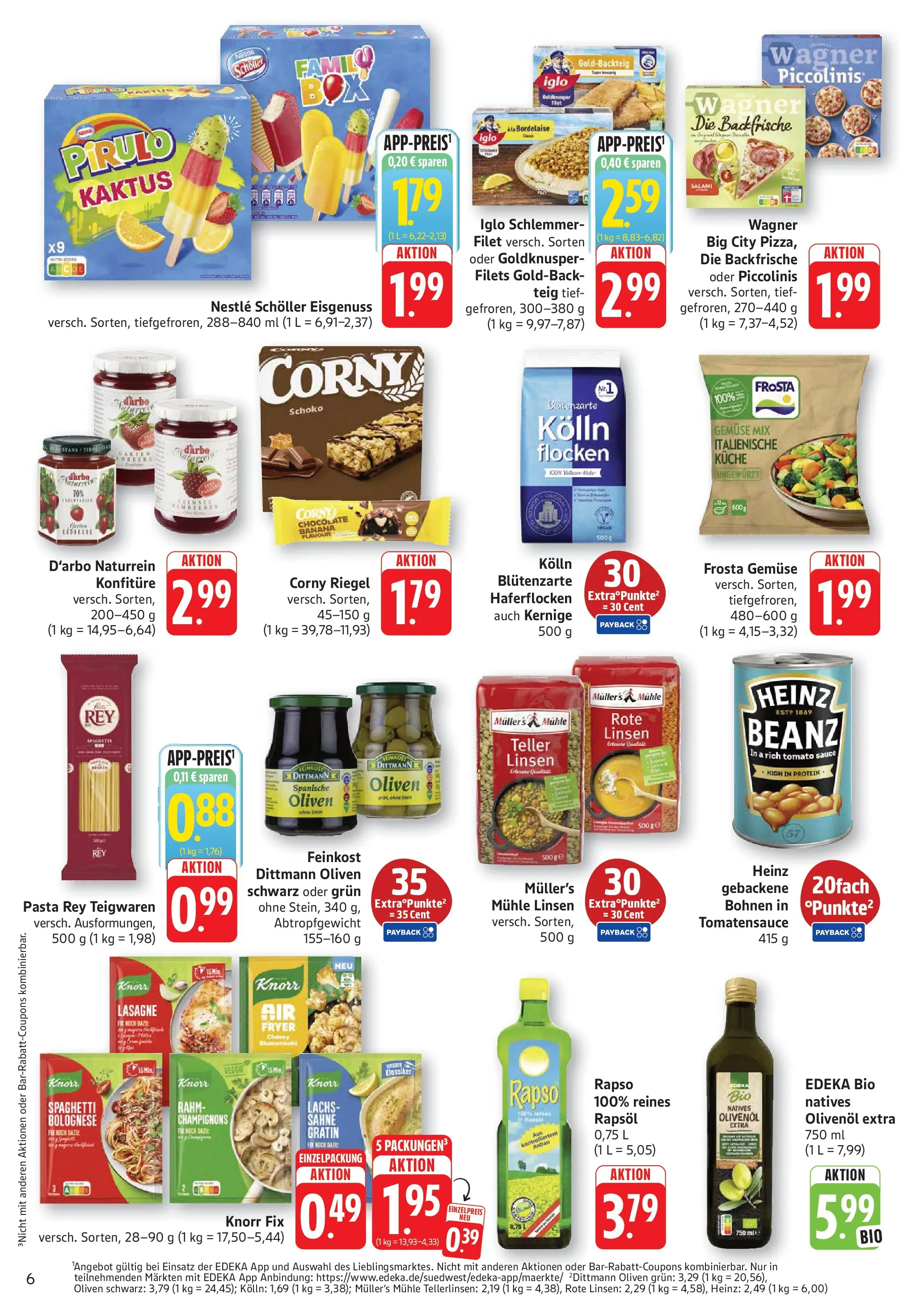 Edeka - EDEKA: Wochenangebote (ab 05.07.2026) » Angebote Online | Seite: 6 | Produkte: Rapsöl, Lachs, Gemüse, Pasta