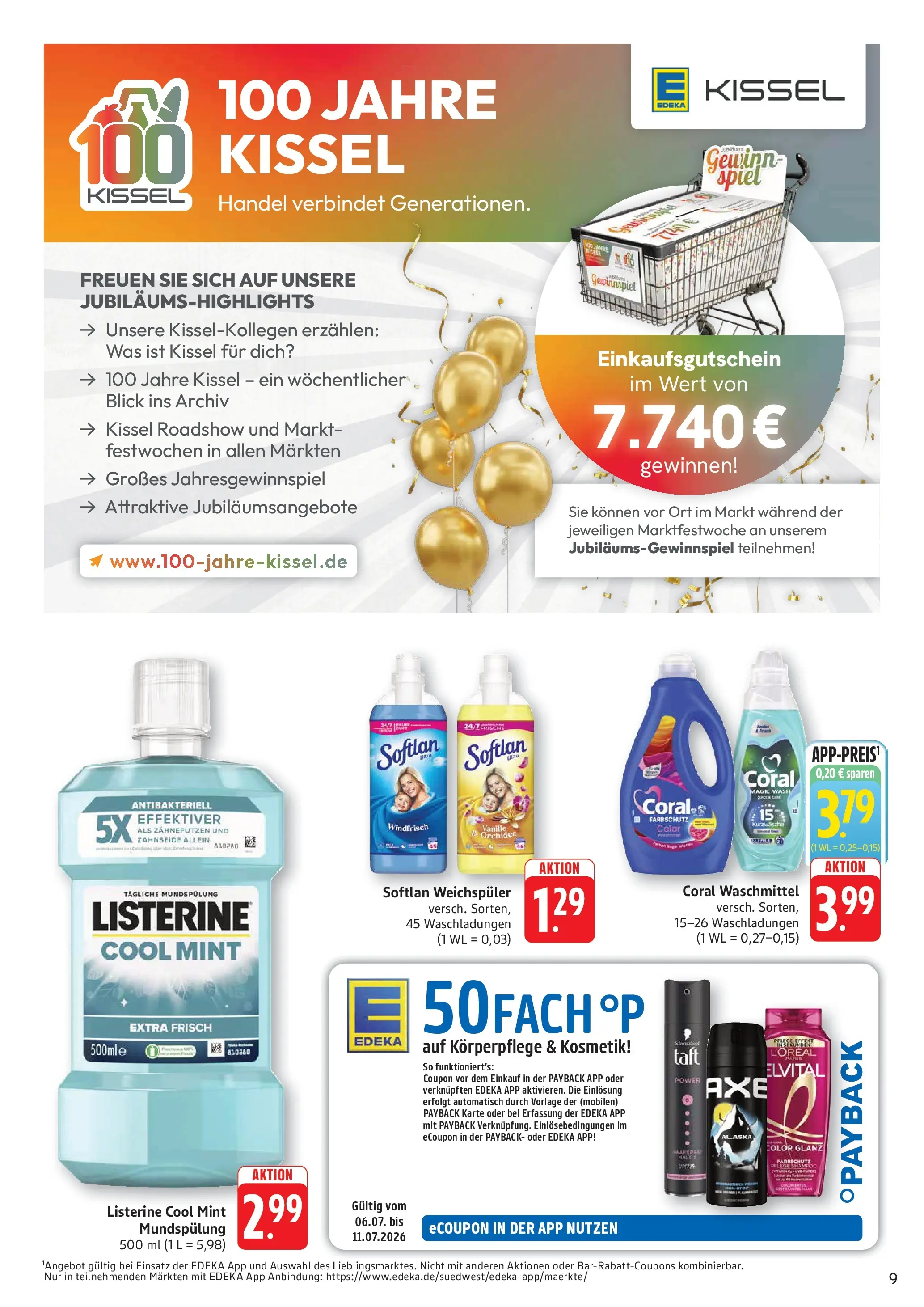 Edeka - EDEKA: Wochenangebote (ab 05.07.2026) » Angebote Online | Seite: 9 | Produkte: Spiel, Orchidee, Weichspüler, Waschmittel