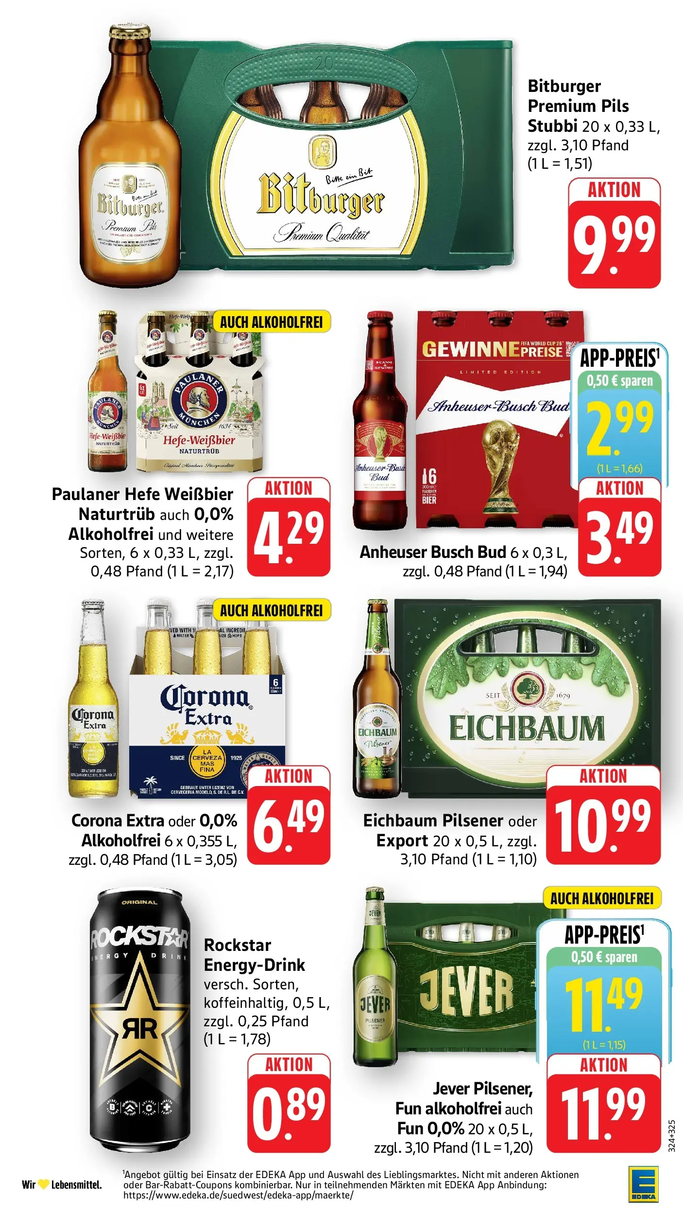Edeka - EDEKA: Wochenangebote (ab 05.07.2026) » Angebote Online | Seite: 29 | Produkte: Energy, Rockstar, Jever, Paulaner