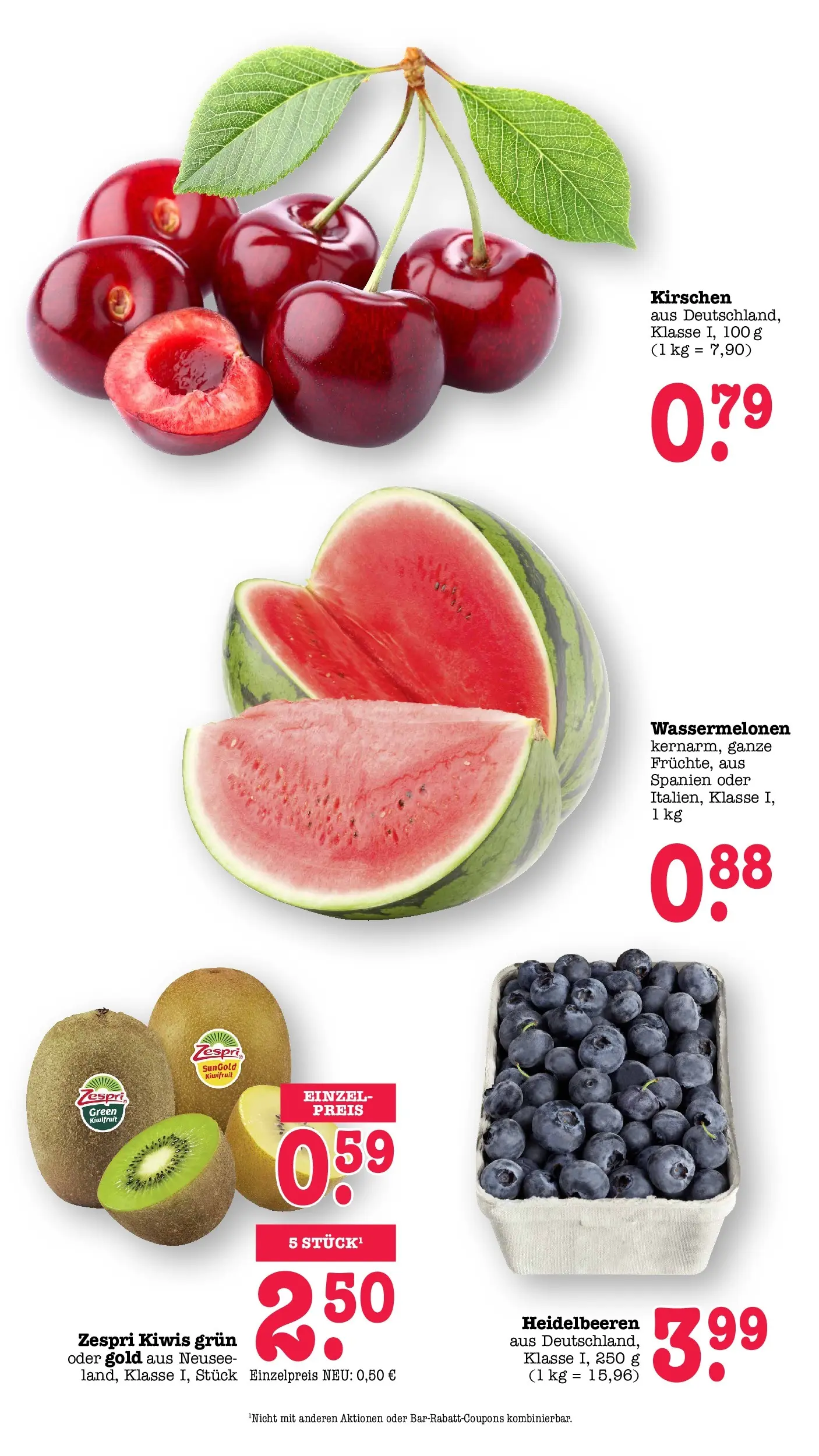 E center Prospekt Achern (ab 05.07.2026) zum Blättern | Seite: 18 | Produkte: Kirschen, Heidelbeeren