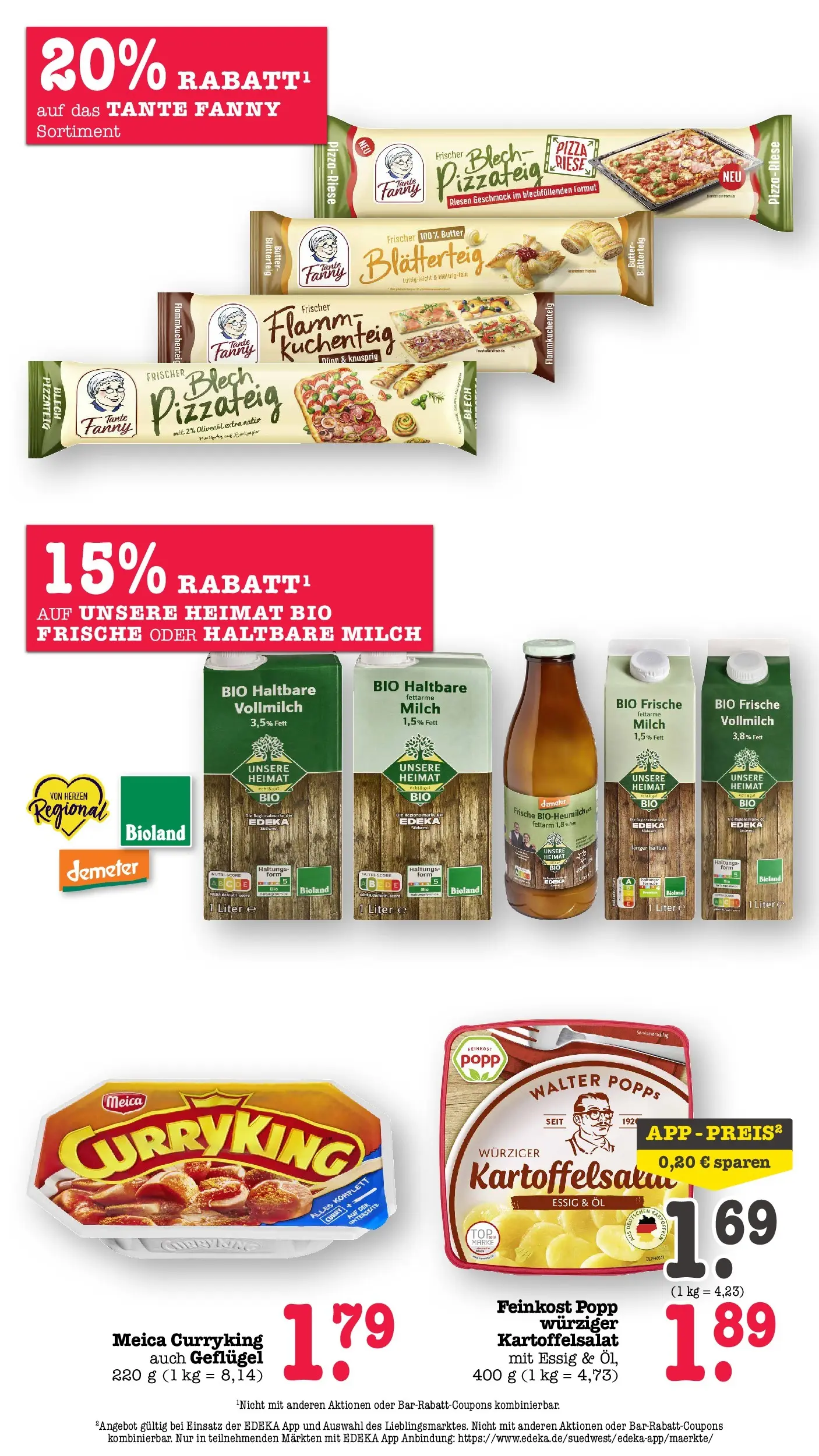 Edeka Prospekt Mannheim-Wohlgelegen (ab 06.07.2026) ยป Angebote Online | Seite: 23 | Produkte: รl, Essig, Haltbare milch, Meica Edeka Prospekt Mannheim-Wohlgelegen (ab 06.07.2026) ยป Angebote Online | Seite: 23 | Produkte: รl, Essig, Haltbare milch, Meica