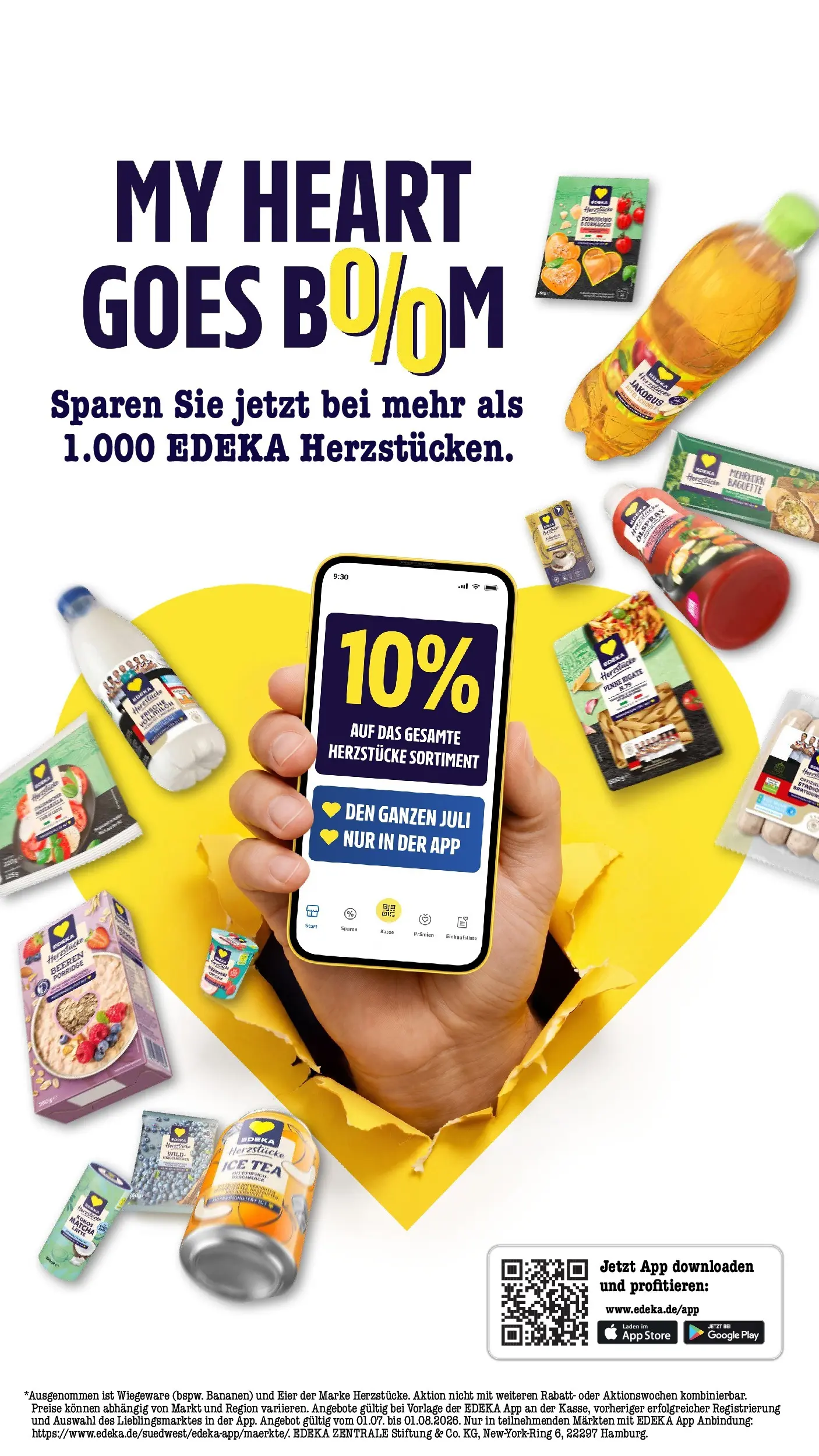 E center Prospekt Achern (ab 05.07.2026) zum Blättern | Seite: 30 | Produkte: Eier, Baguette, Bananen