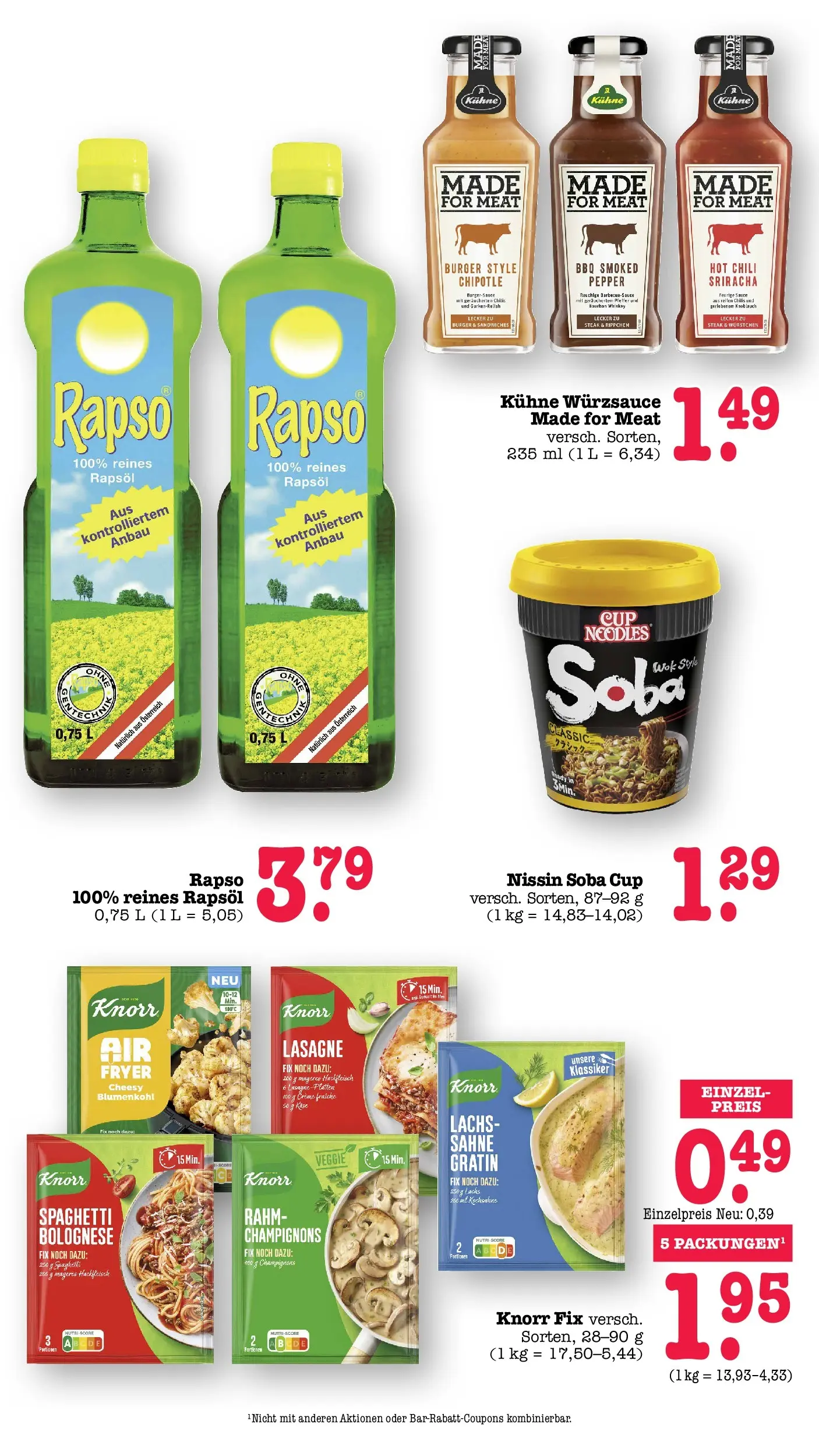 E center Prospekt Achern (ab 05.07.2026) zum Blättern | Seite: 41 | Produkte: Champignons, Knoblauch, Whiskey, Hackfleisch