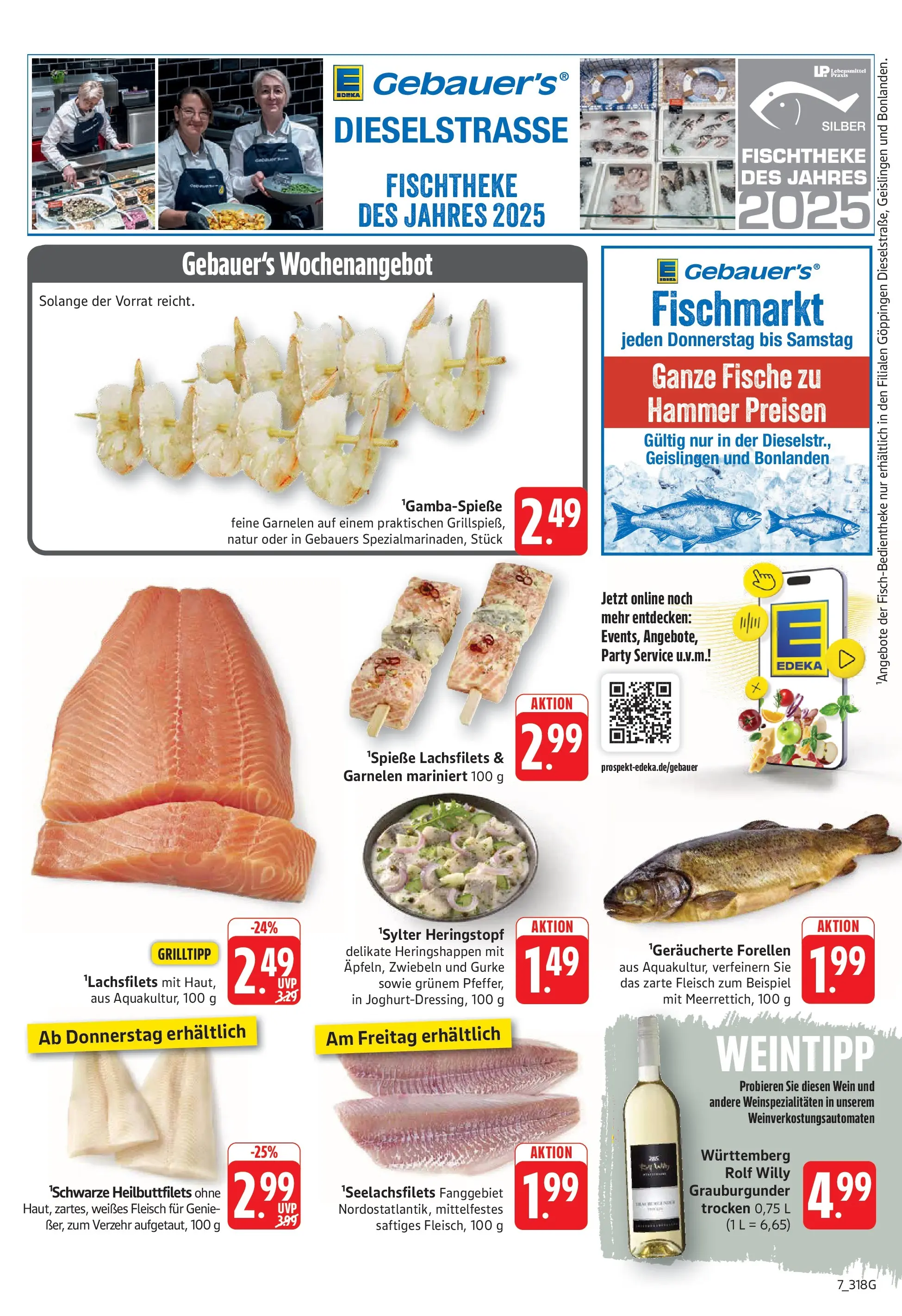 Edeka - EDEKA: Wochenangebote (ab 05.07.2026) » Angebote Online | Seite: 7 | Produkte: Garnelen, Zwiebeln, Wein, Fleisch