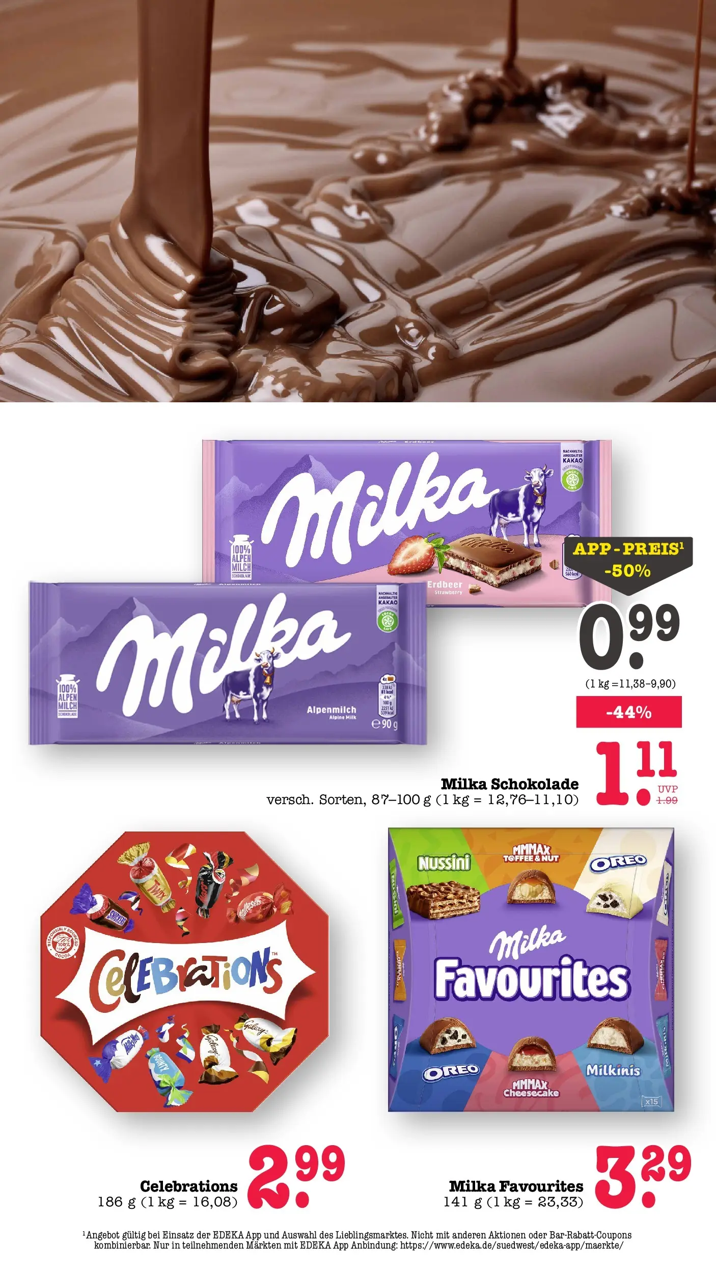 E center Prospekt Achern (ab 05.07.2026) zum Blättern | Seite: 43 | Produkte: Milch, Schokolade, Milka schokolade, Milka
