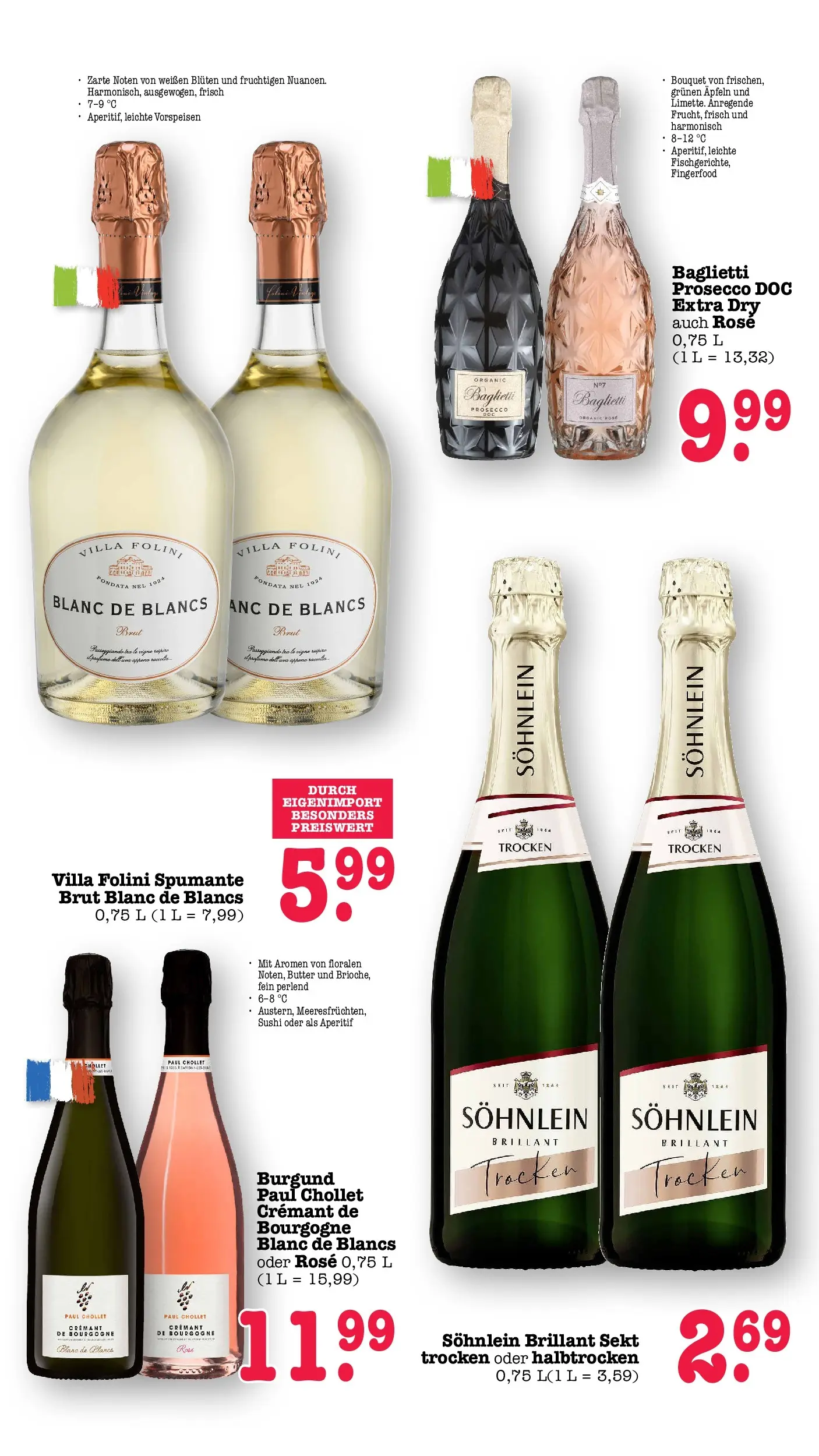 E center Prospekt Achern (ab 05.07.2026) zum Blättern | Seite: 60 | Produkte: Butter, Sekt, Prosecco