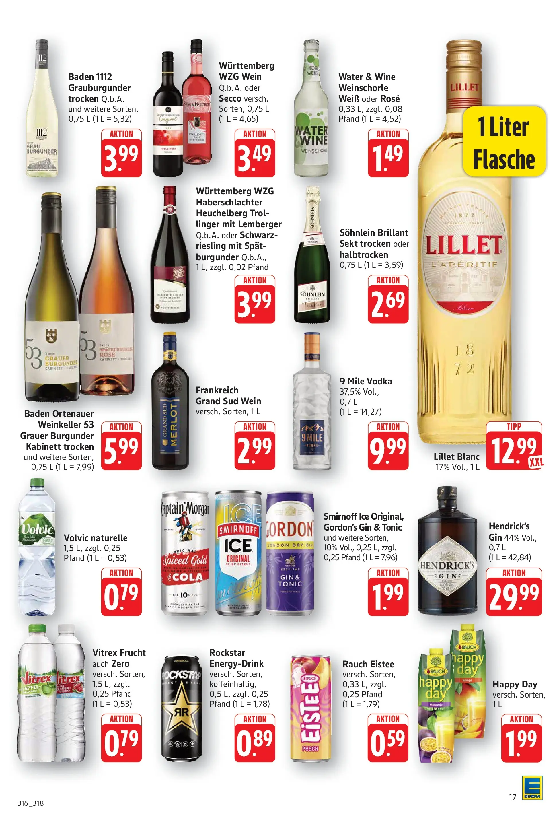 Edeka - EDEKA: Wochenangebote (ab 05.07.2026) » Angebote Online | Seite: 17 | Produkte: Sekt, Rockstar, Weinschorle, Grand sud