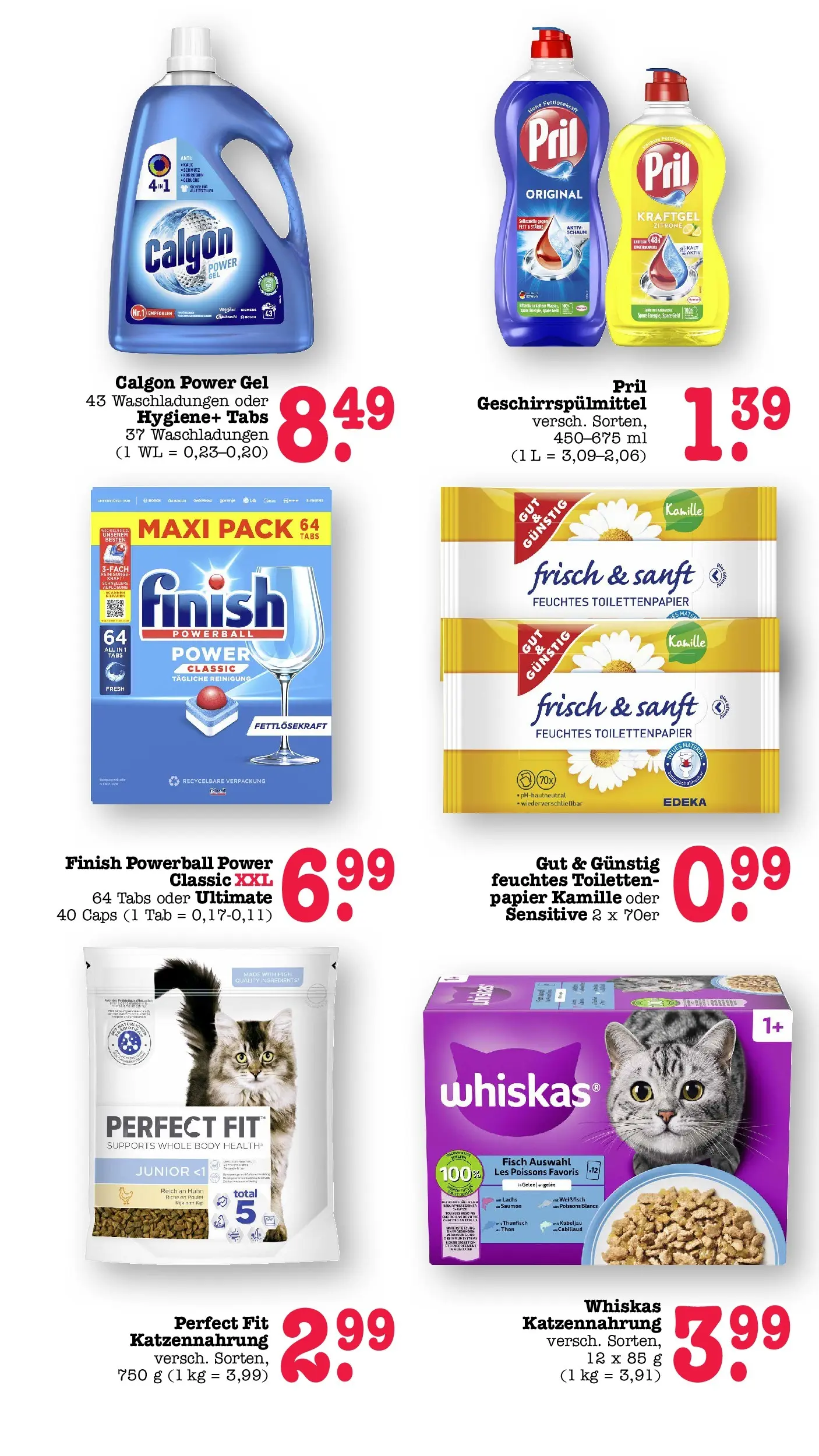 E center Prospekt Achern (ab 05.07.2026) zum Blättern | Seite: 64 | Produkte: Lachs, Zitrone, Pril, Feuchtes Toilettenpapier
