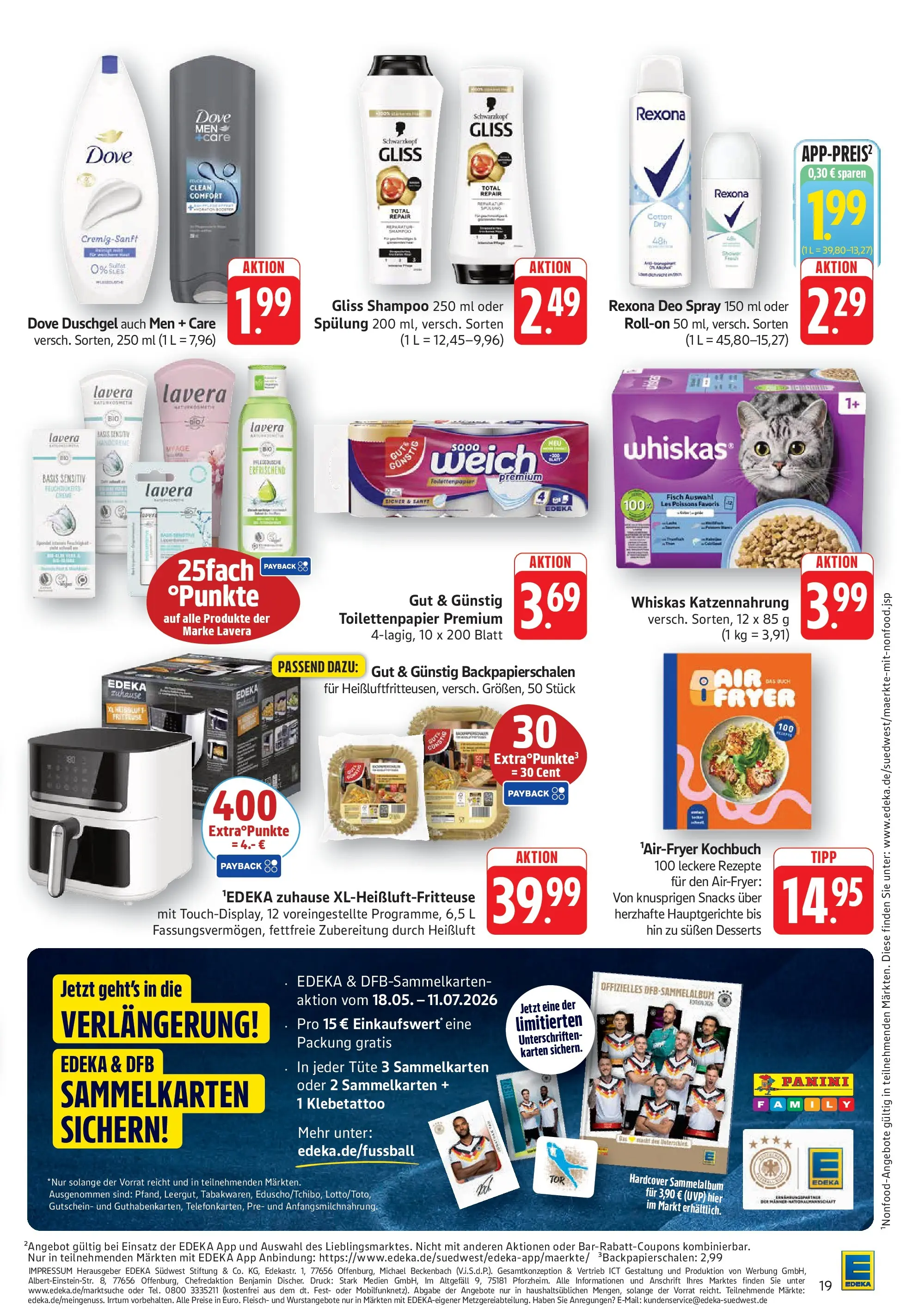 Edeka - EDEKA: Wochenangebote (ab 05.07.2026) » Angebote Online | Seite: 19 | Produkte: Spülung, Creme, Handcreme, Fleisch