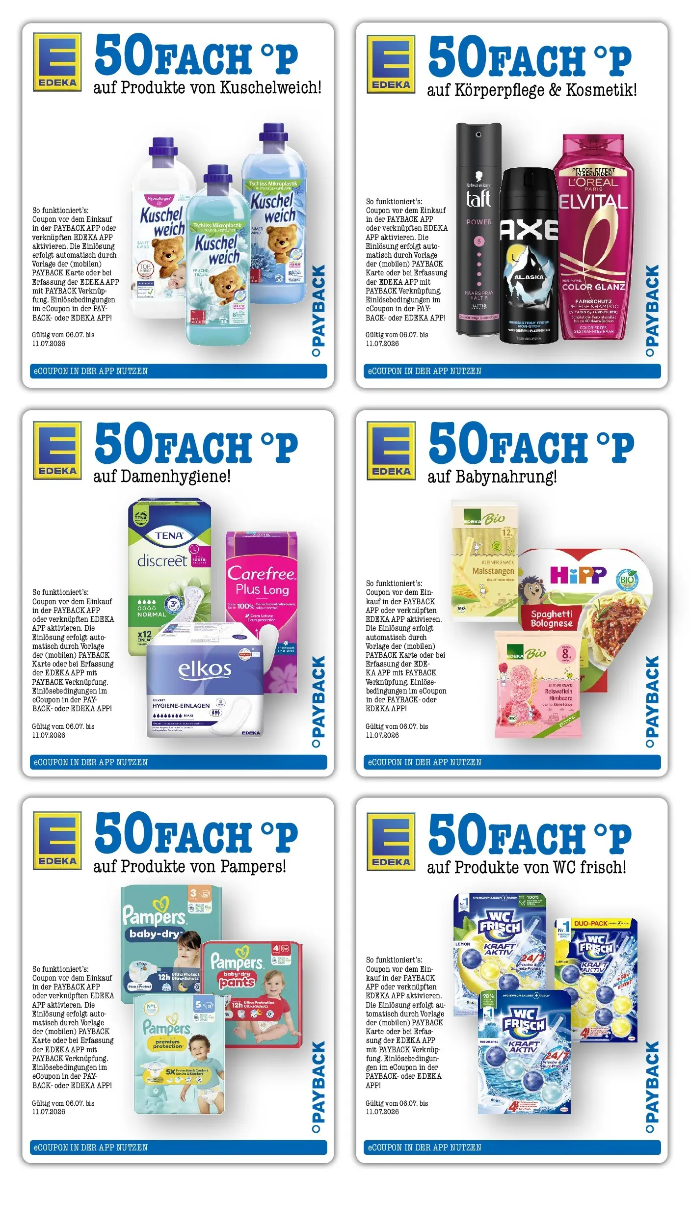E center Prospekt Achern (ab 05.07.2026) zum Blättern | Seite: 71 | Produkte: Kuschelweich, Haarspray, Babynahrung, Himbeere