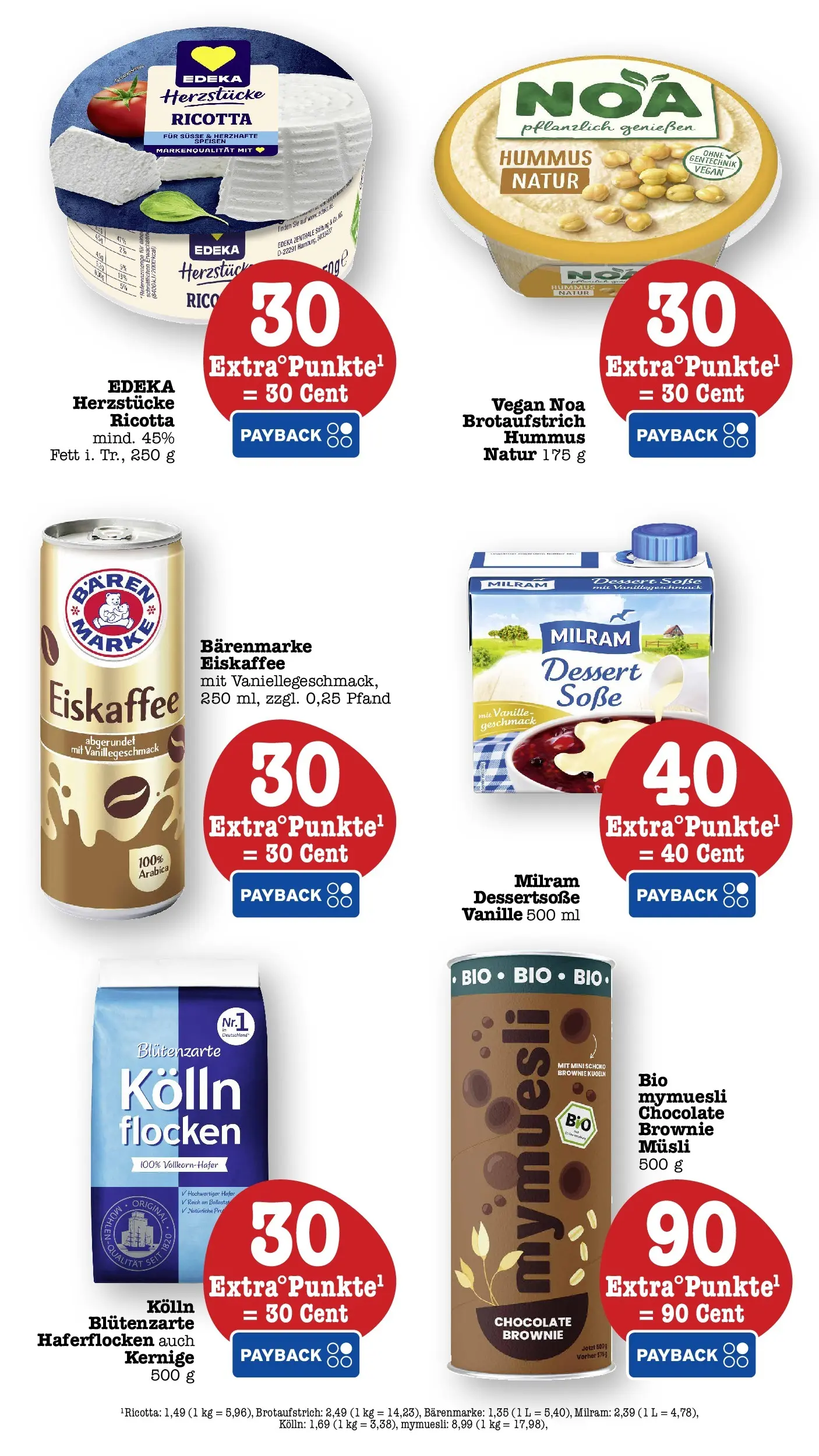E center Prospekt Achern (ab 05.07.2026) zum Blättern | Seite: 72 | Produkte: Musli, Kolln, Soße, Milram