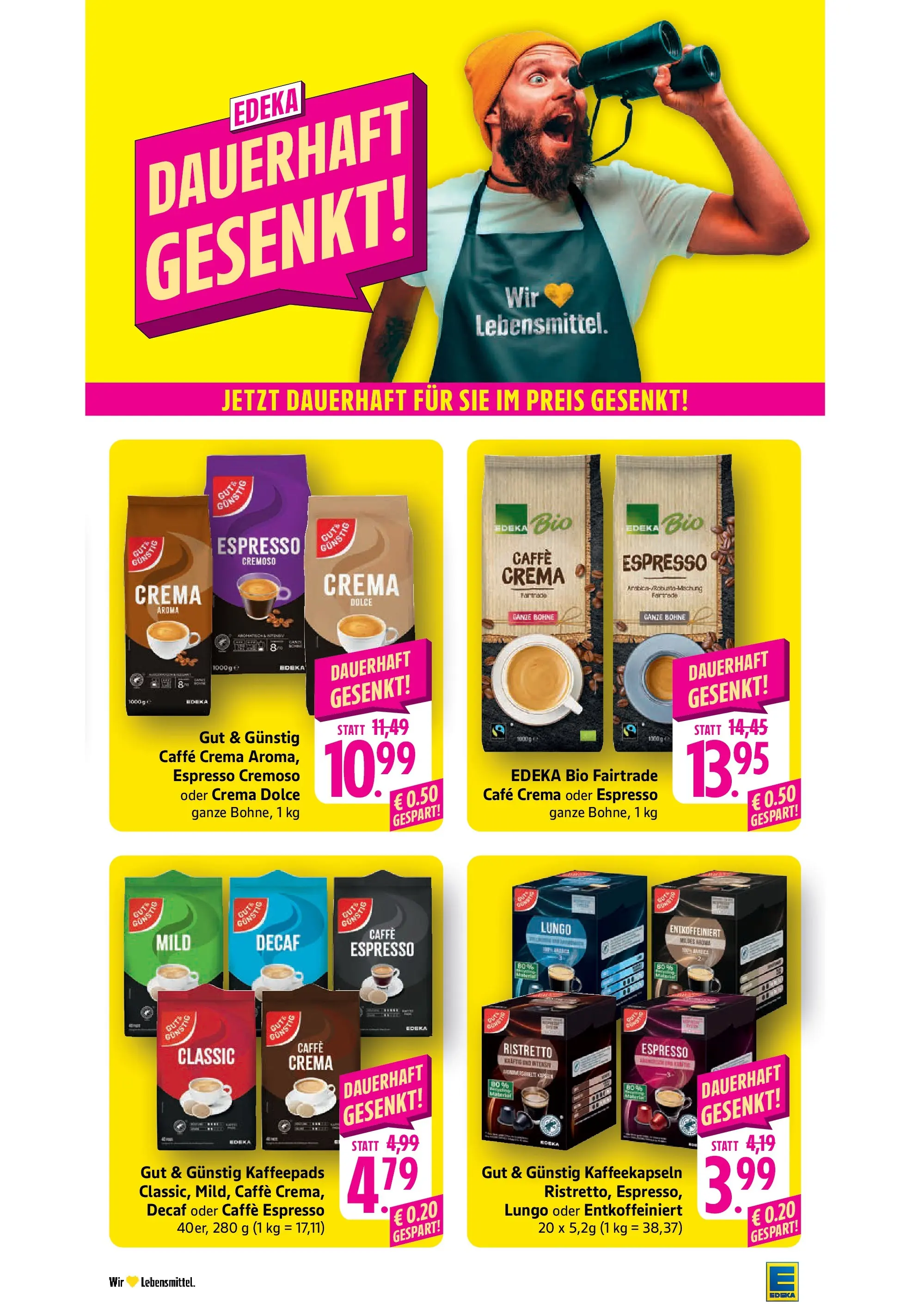 Edeka - EDEKA: Wochenangebote (ab 05.07.2026) » Angebote Online | Seite: 22 | Produkte: Kaffeepads