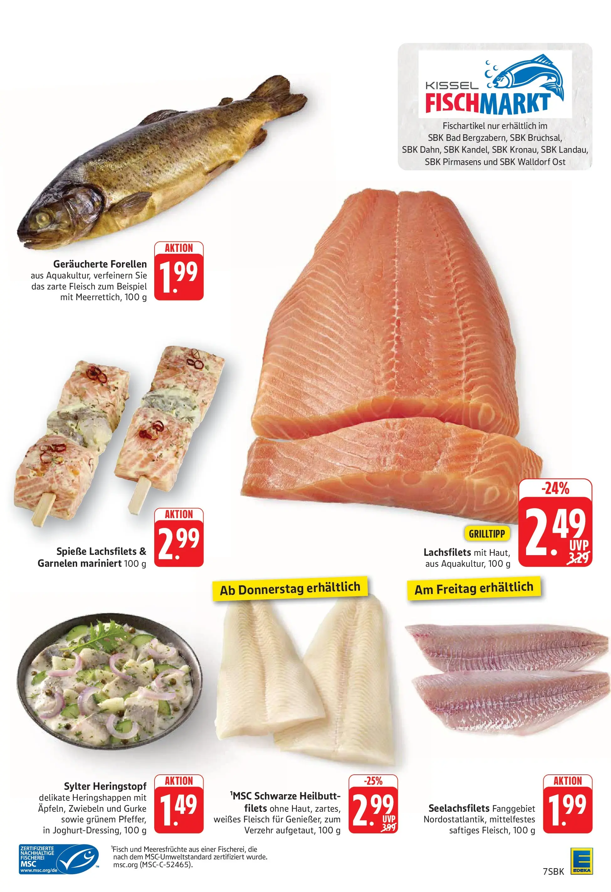 Edeka Prospekt Bruchsal (ab 06.07.2026) » Angebote Online | Seite: 7 | Produkte: Bad, Spieße, Fisch, Meeresfrüchte