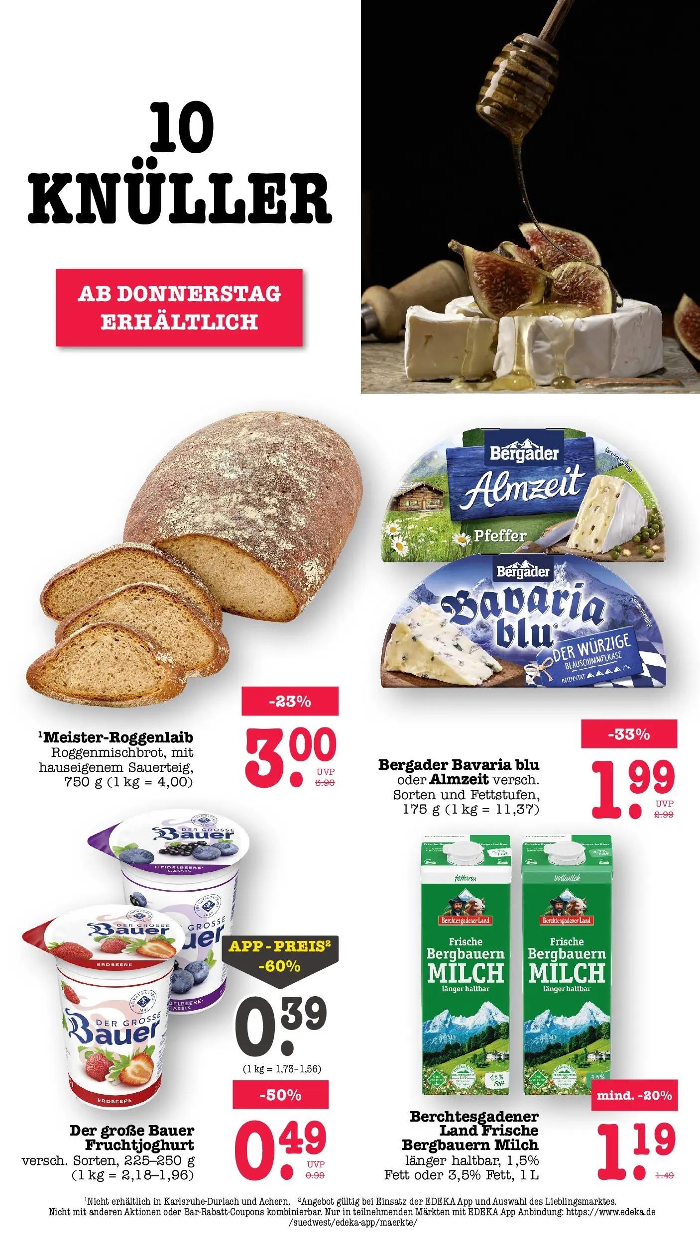 E center Prospekt Achern (ab 05.07.2026) zum Blättern | Seite: 79 | Produkte: Milch, Fruchtjoghurt, Heidelbeeren, Pfeffer